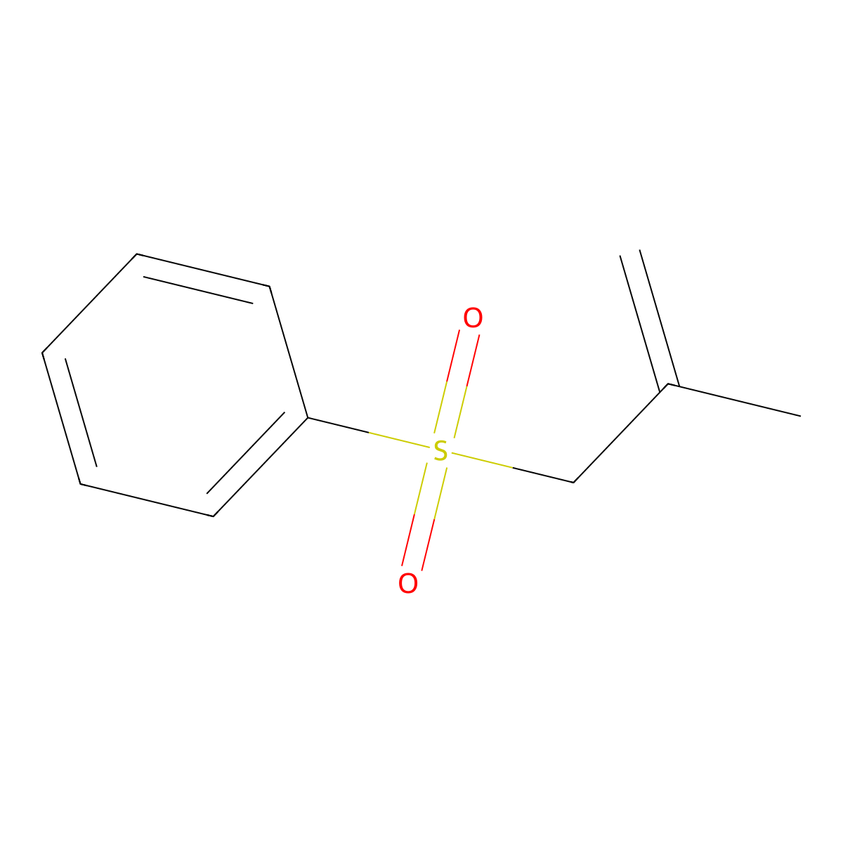 (2-Methyl-prop-2-ene-1-sulfonyl)-benzene molecular structure, CAS 49639-05-6