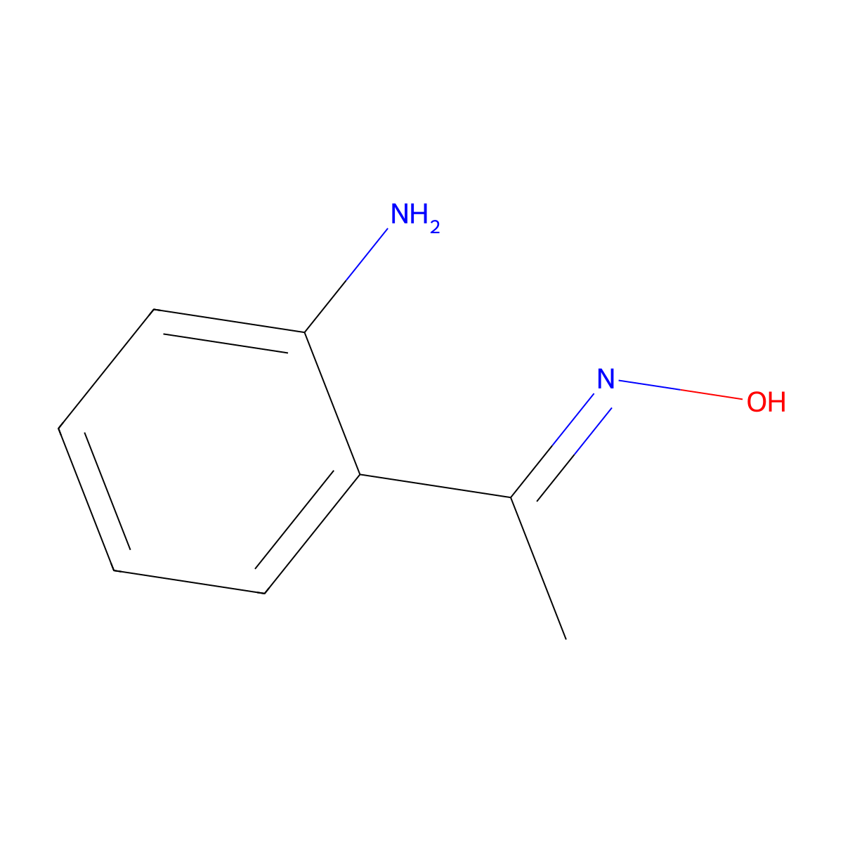 Ethanone, 1-(2-aminophenyl)-, oxime molecular structure, CAS 4964-49-2