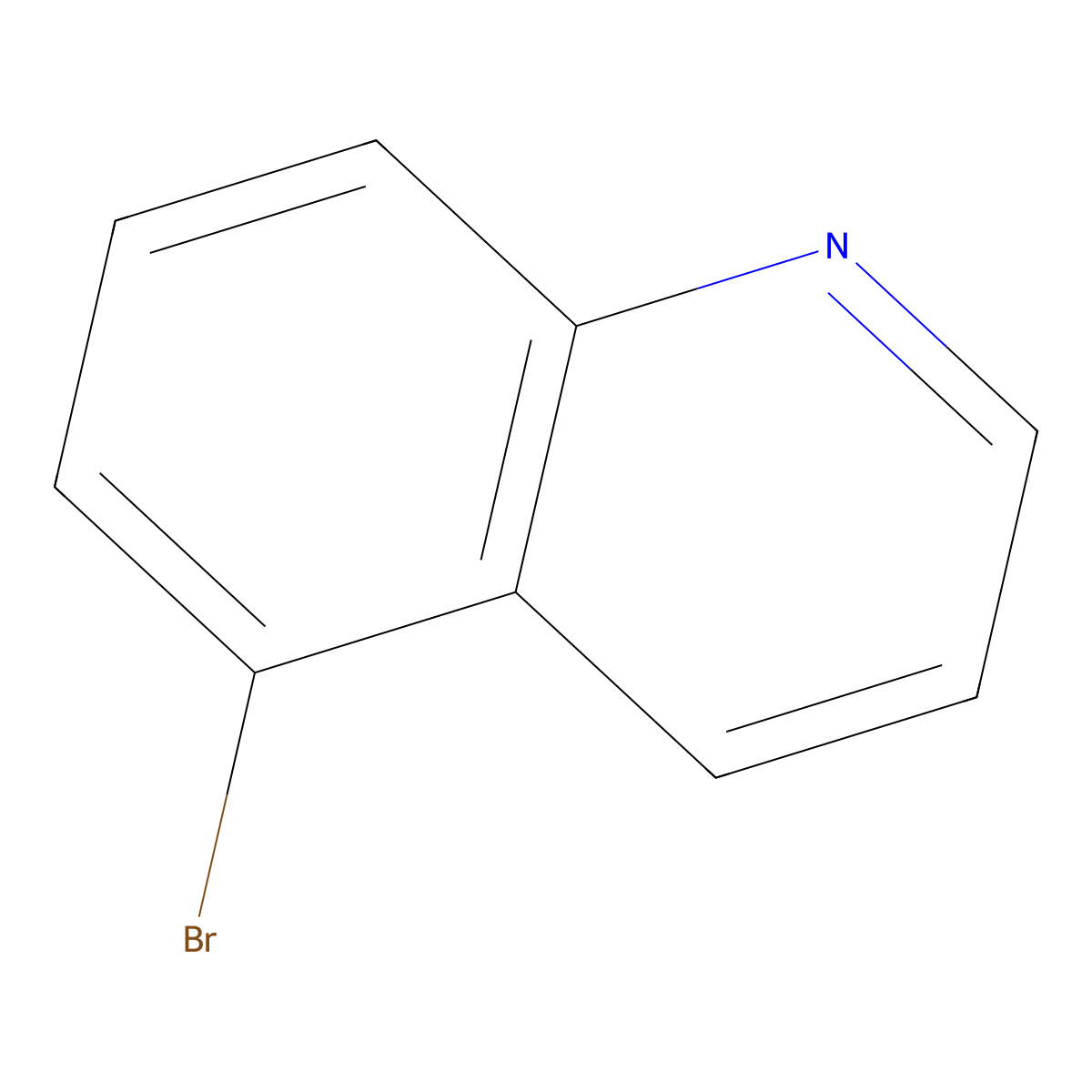 5-Bromoquinoline molecular structure, CAS 4964-71-0