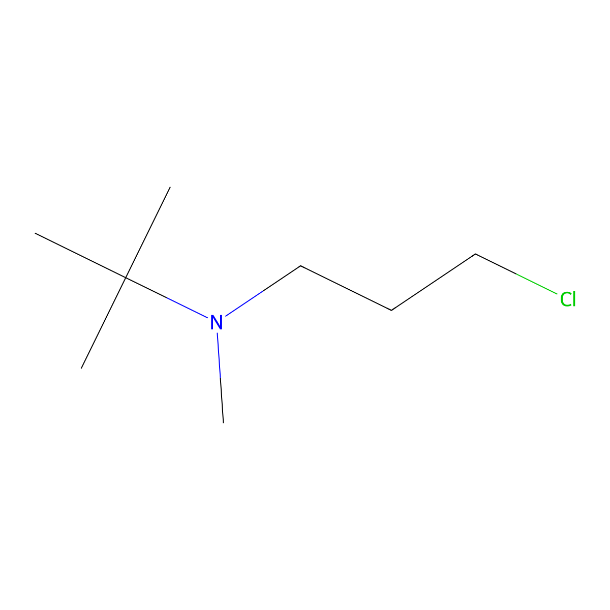 Tert-butyl(3-chloropropyl)methylamine molecular structure, CAS 49641-99-8