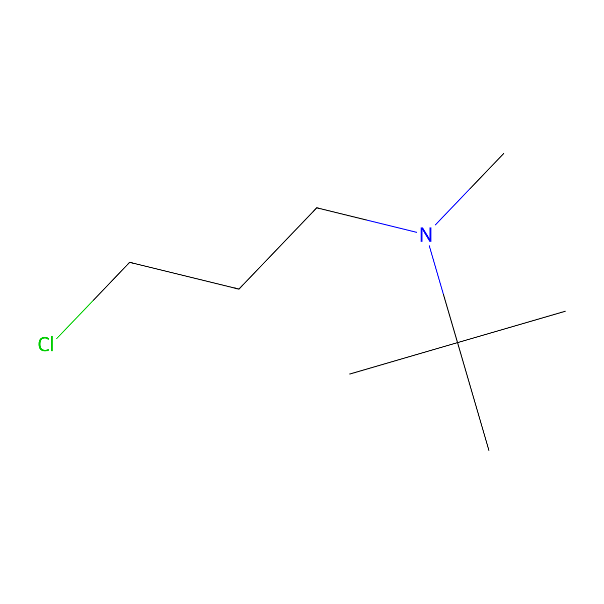 Tert-butyl(3-chloropropyl)methylamine molecular structure, CAS 49641-99-8
