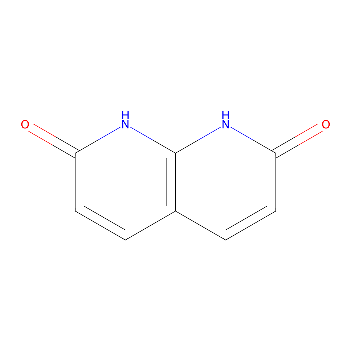 1,8-Naphthyridine-2,7-diol molecular structure, CAS 49655-93-8