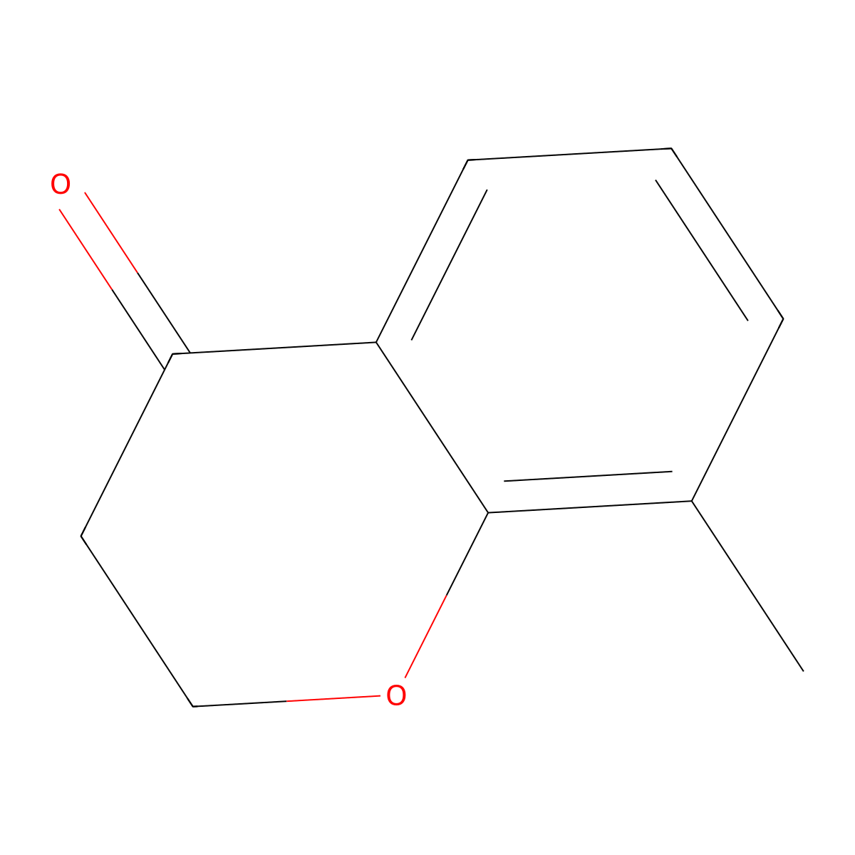 8-methyl-3,4-dihydro-2H-1-benzopyran-4-one molecular structure, CAS 49660-56-2