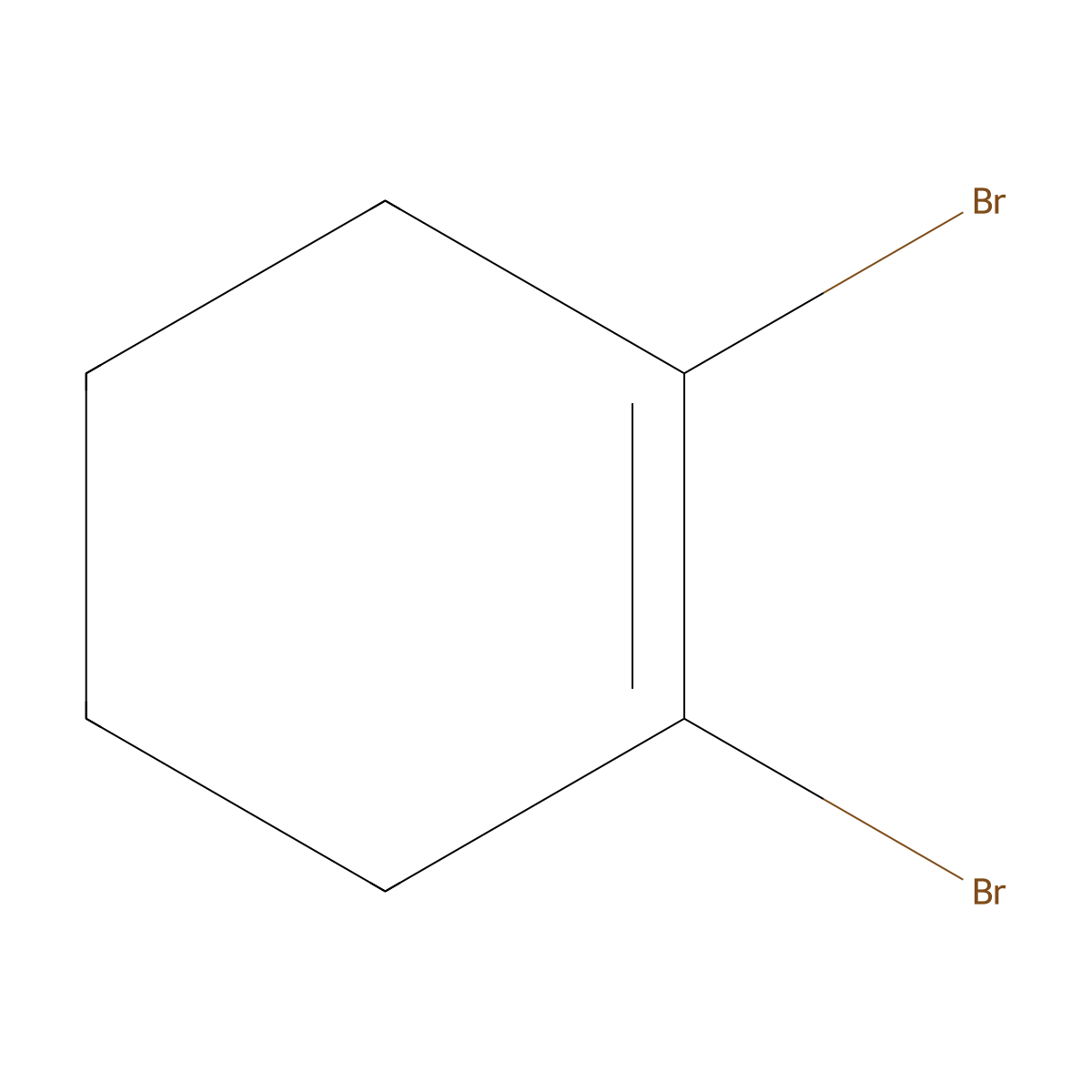 1,2-Dibromocyclohex-1-ene molecular structure, CAS 49676-92-8