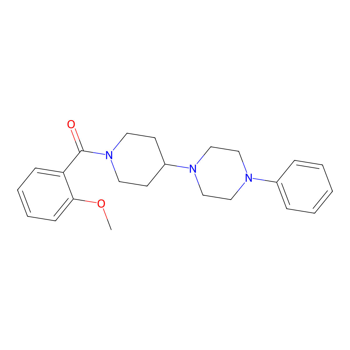 (2-Methoxyphenyl)[4-(4-phenylpiperazin-1-yl)piperidin-1-yl]methanone molecular structure, CAS 496772-24-8