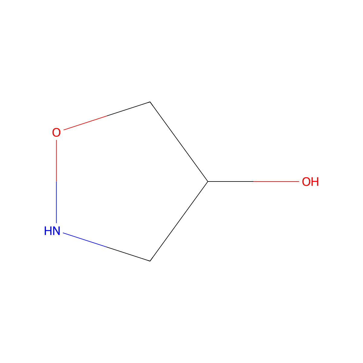 (R)-isoxazolidin-4-ol molecular structure, CAS 496792-46-2