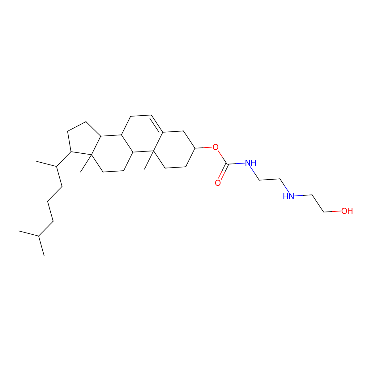OH-C-Chol molecular structure, CAS 496801-51-5