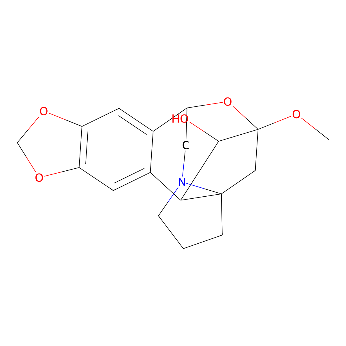 Drupacine molecular structure, CAS 49686-57-9