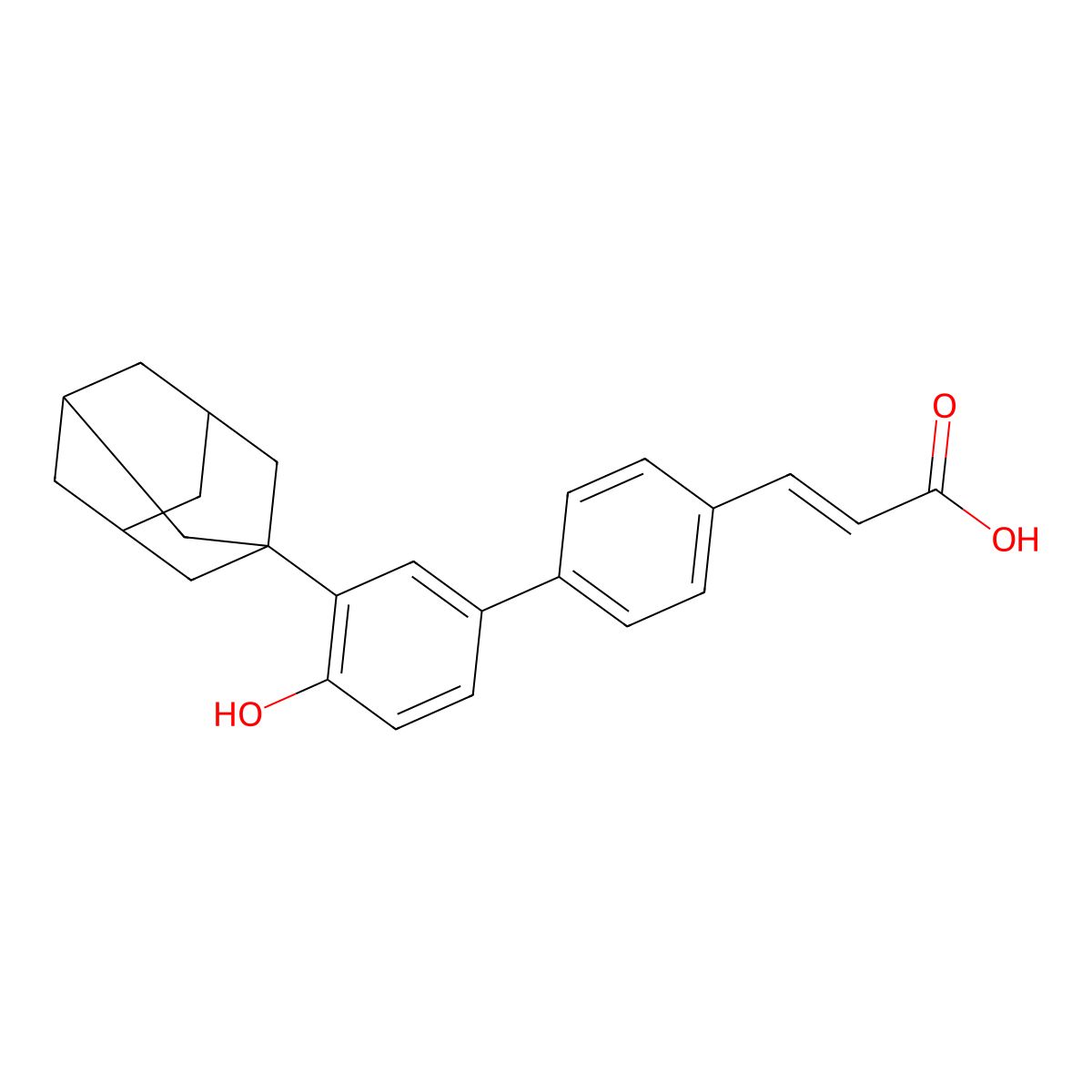 Adarotene molecular structure, CAS 496868-77-0