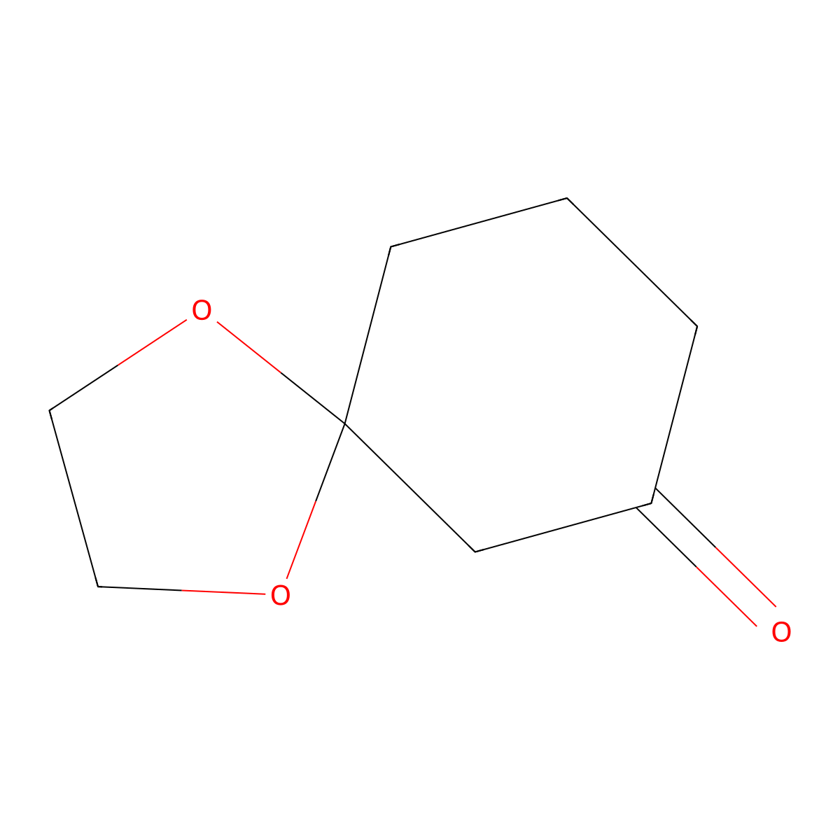 1,4-Dioxaspiro[4.5]decan-7-one molecular structure, CAS 4969-01-1