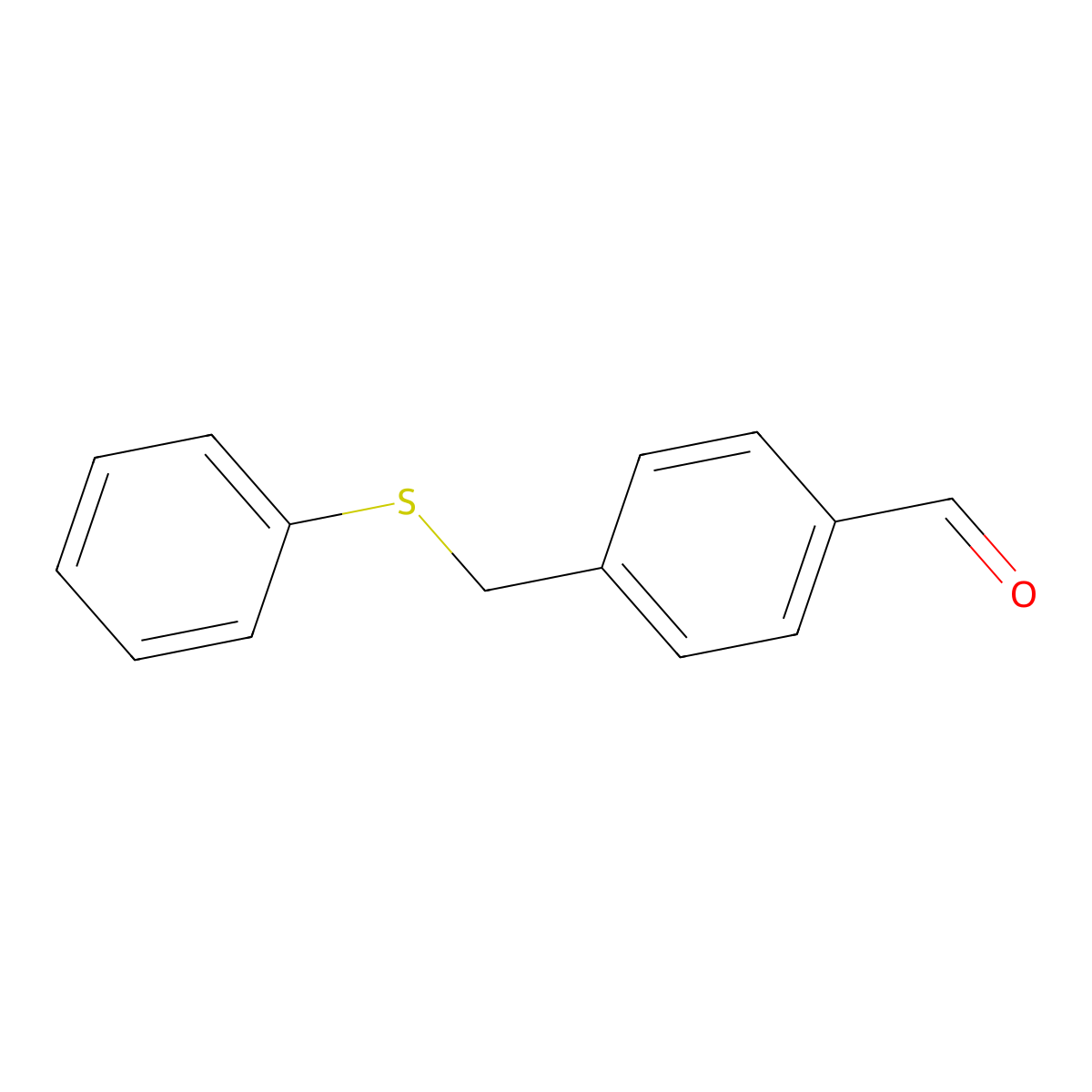 4-[(Phenylsulfanyl)methyl]benzaldehyde molecular structure, CAS 496965-13-0
