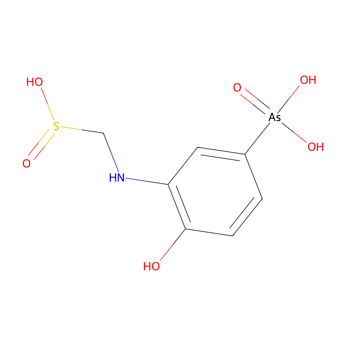Phenarsone Sulfoxylate molecular structure, CAS 497-97-2