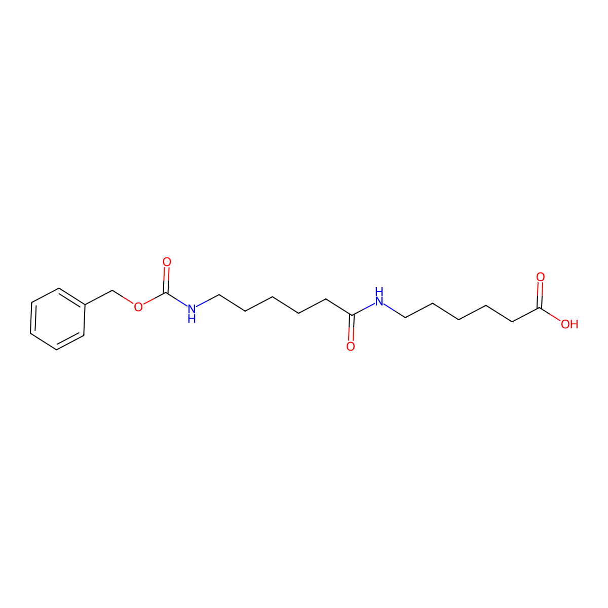 6-(6-{[(Benzyloxy)carbonyl]amino}hexanamido)hexanoic acid molecular structure, CAS 49701-55-5