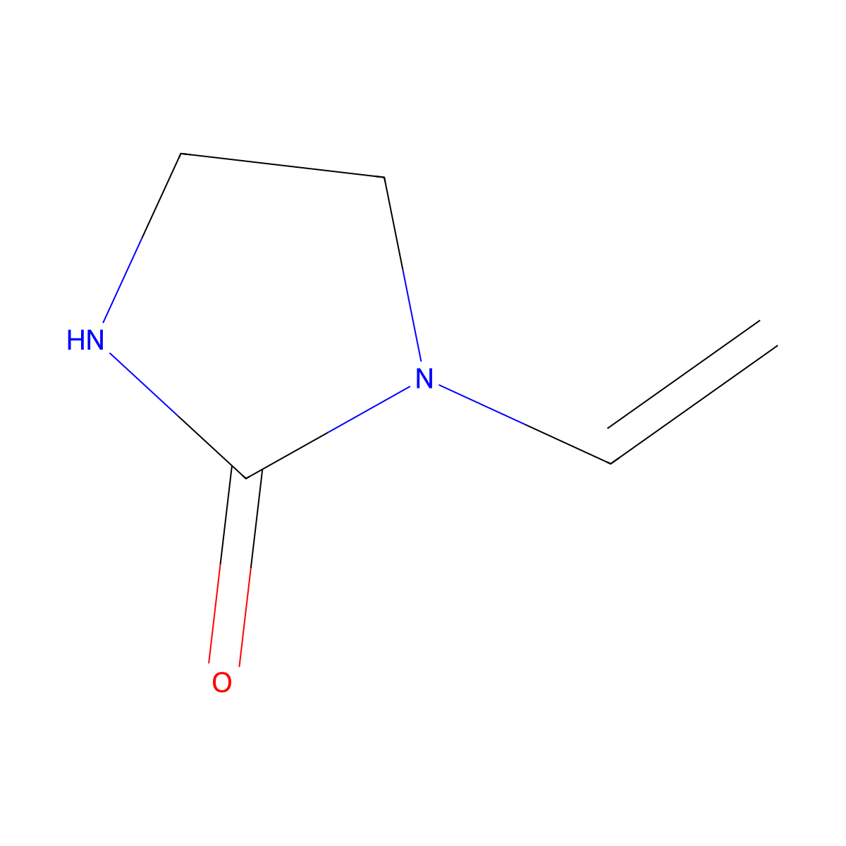 1-Vinylimidazolidin-2-one molecular structure, CAS 4971-43-1