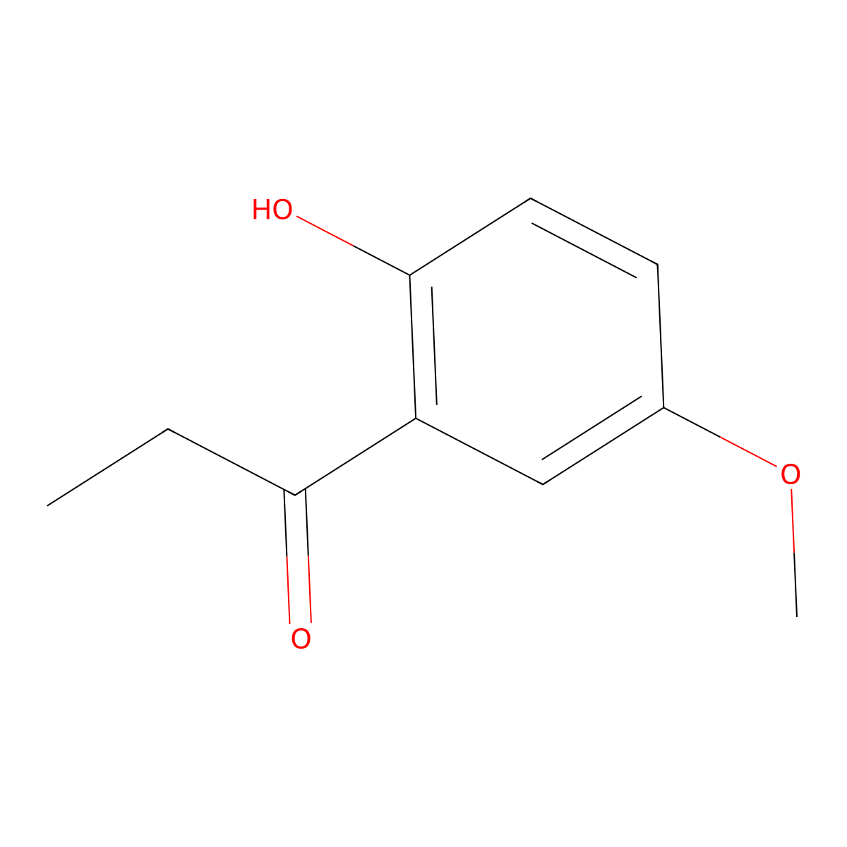 1-(2-Hydroxy-5-methoxyphenyl)-1-propanone molecular structure, CAS 49710-99-8