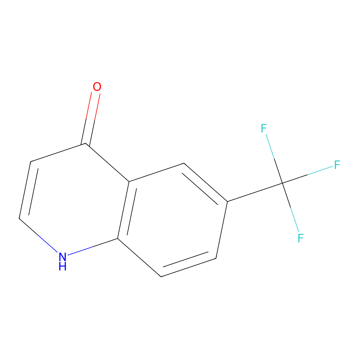 6-(Trifluoromethyl)-4-quinolinol molecular structure, CAS 49713-51-1