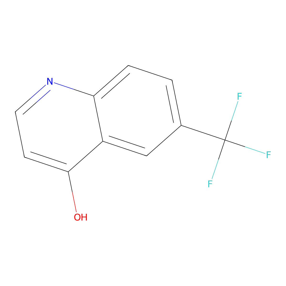 6-(Trifluoromethyl)-4-quinolinol molecular structure, CAS 49713-51-1