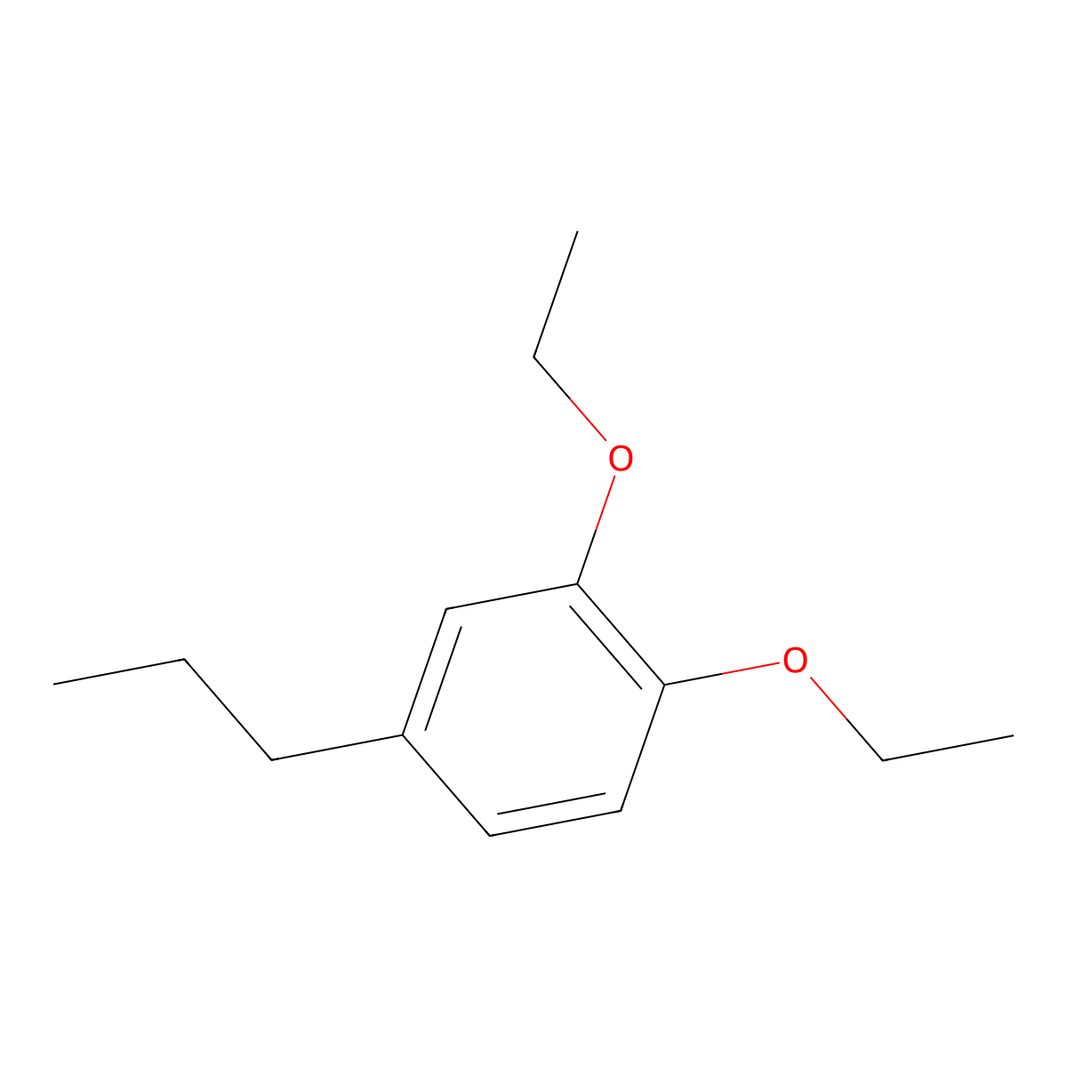 1,2-Diethoxy-4-propylbenzene molecular structure, CAS 497156-82-8