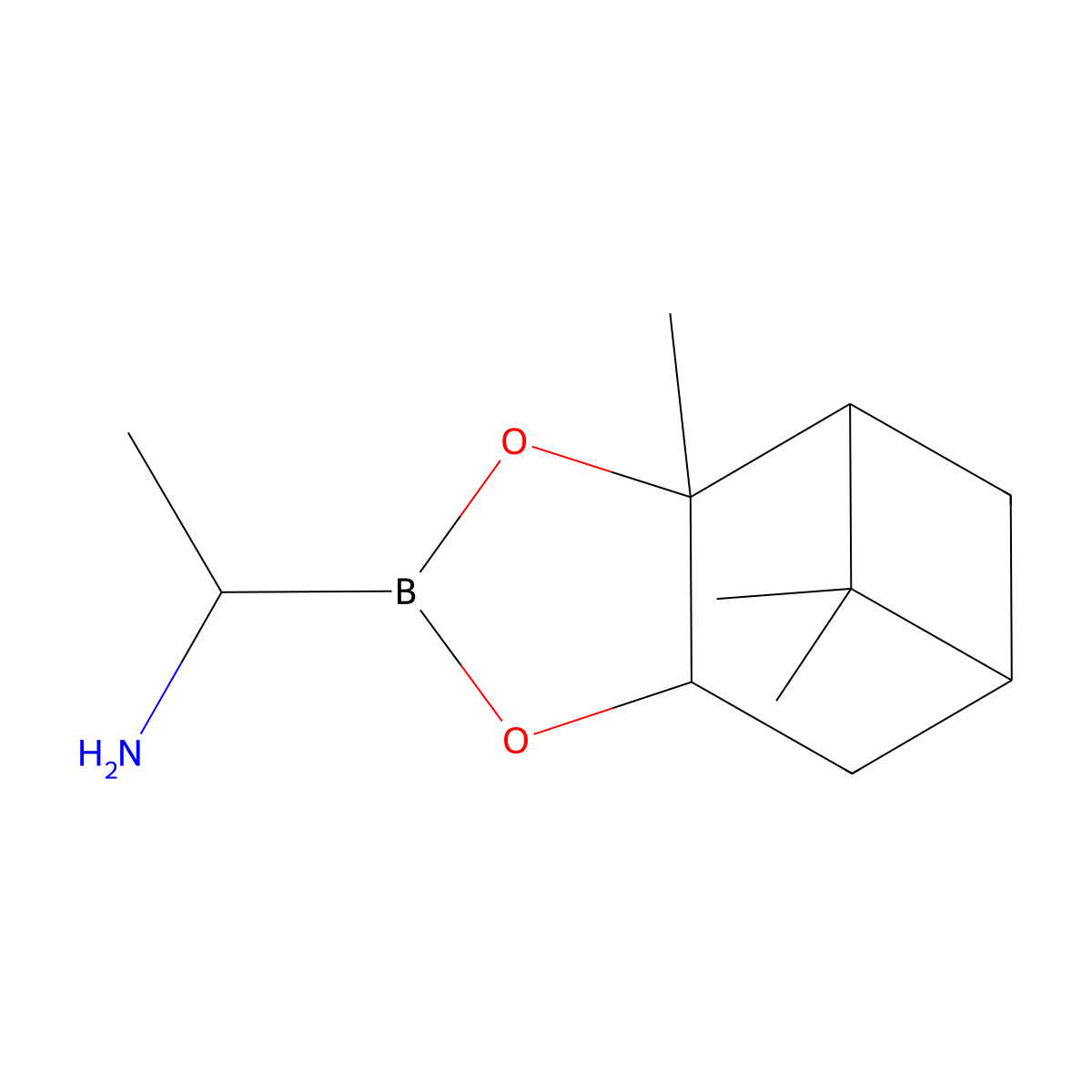 (R)-BoroAla-(+)-Pinanediol molecular structure, CAS 497165-15-8