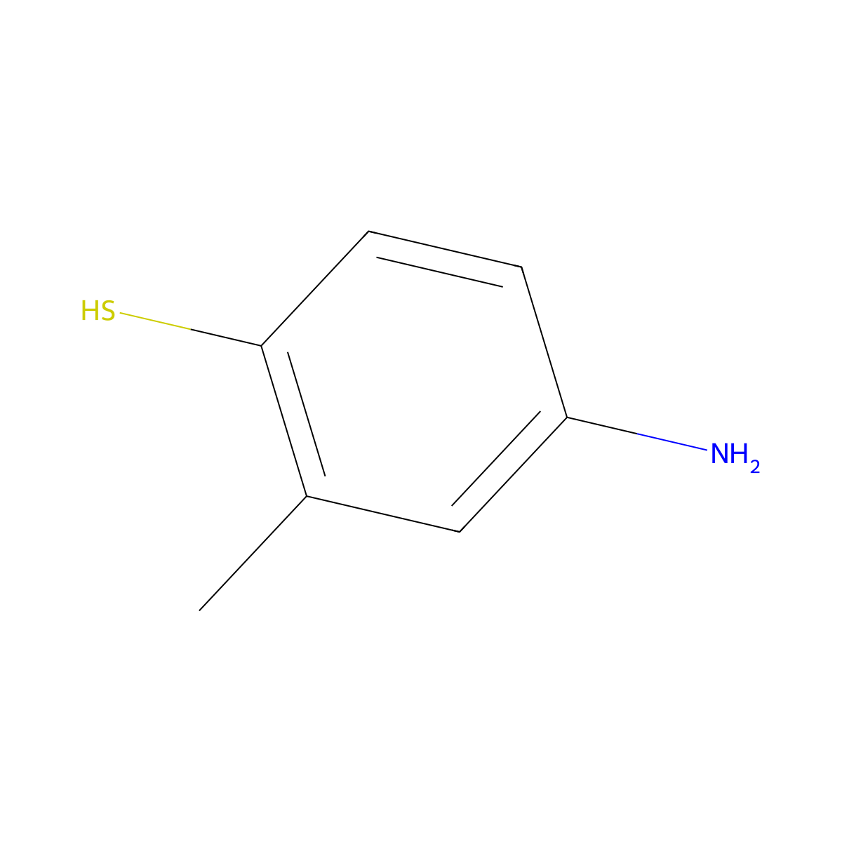 4-Amino-2-methylbenzene-1-thiol molecular structure, CAS 497224-37-0