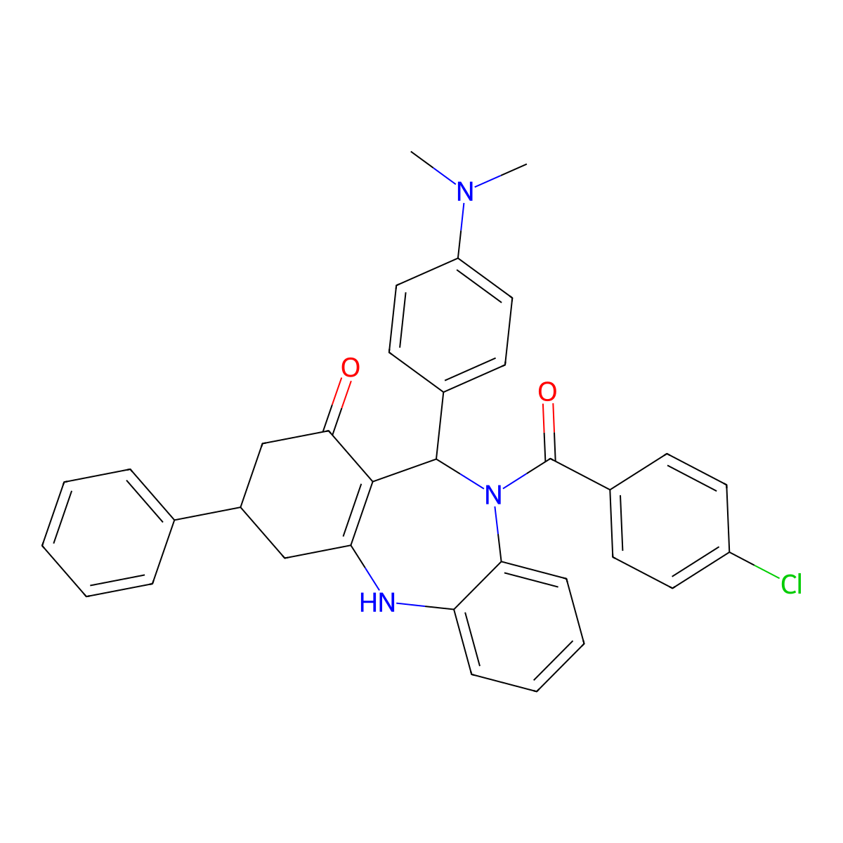 C34H30ClN3O2 molecular structure, CAS 497231-51-3