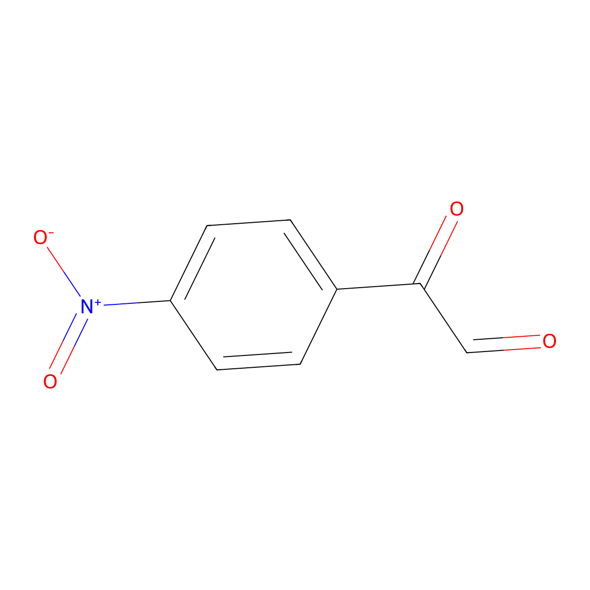 4-Nitrophenylglyoxal molecular structure, CAS 4974-57-6