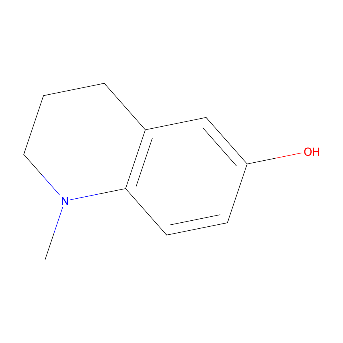 1-Methyl-1,2,3,4-tetrahydroquinolin-6-ol molecular structure, CAS 49742-76-9