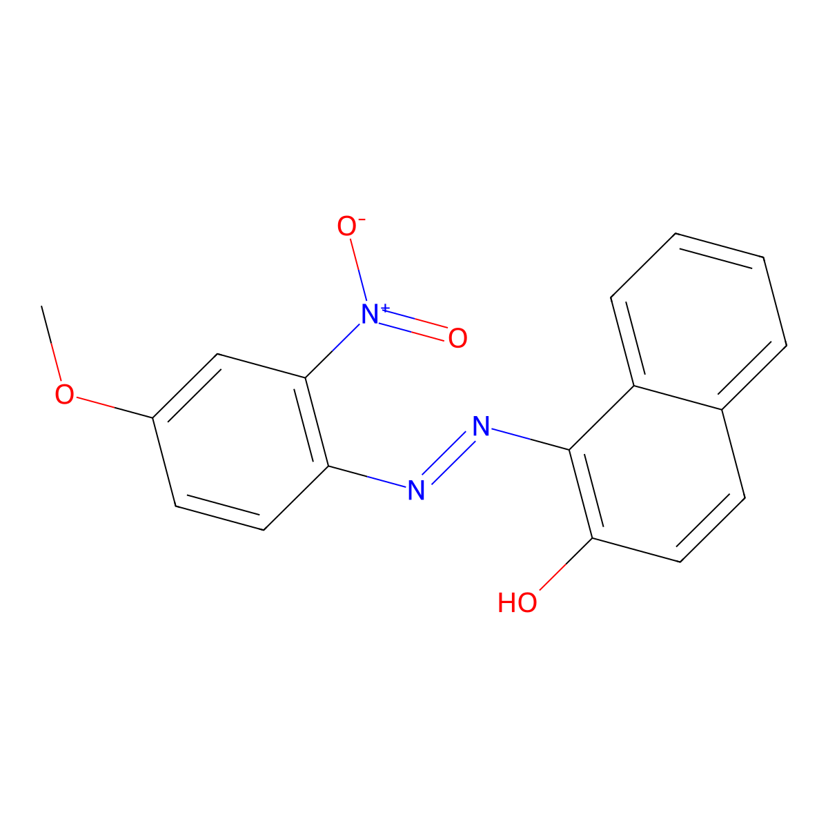 1-((4-Methoxy-2-nitrophenyl)azo)-2-naphthol molecular structure, CAS 49744-28-7