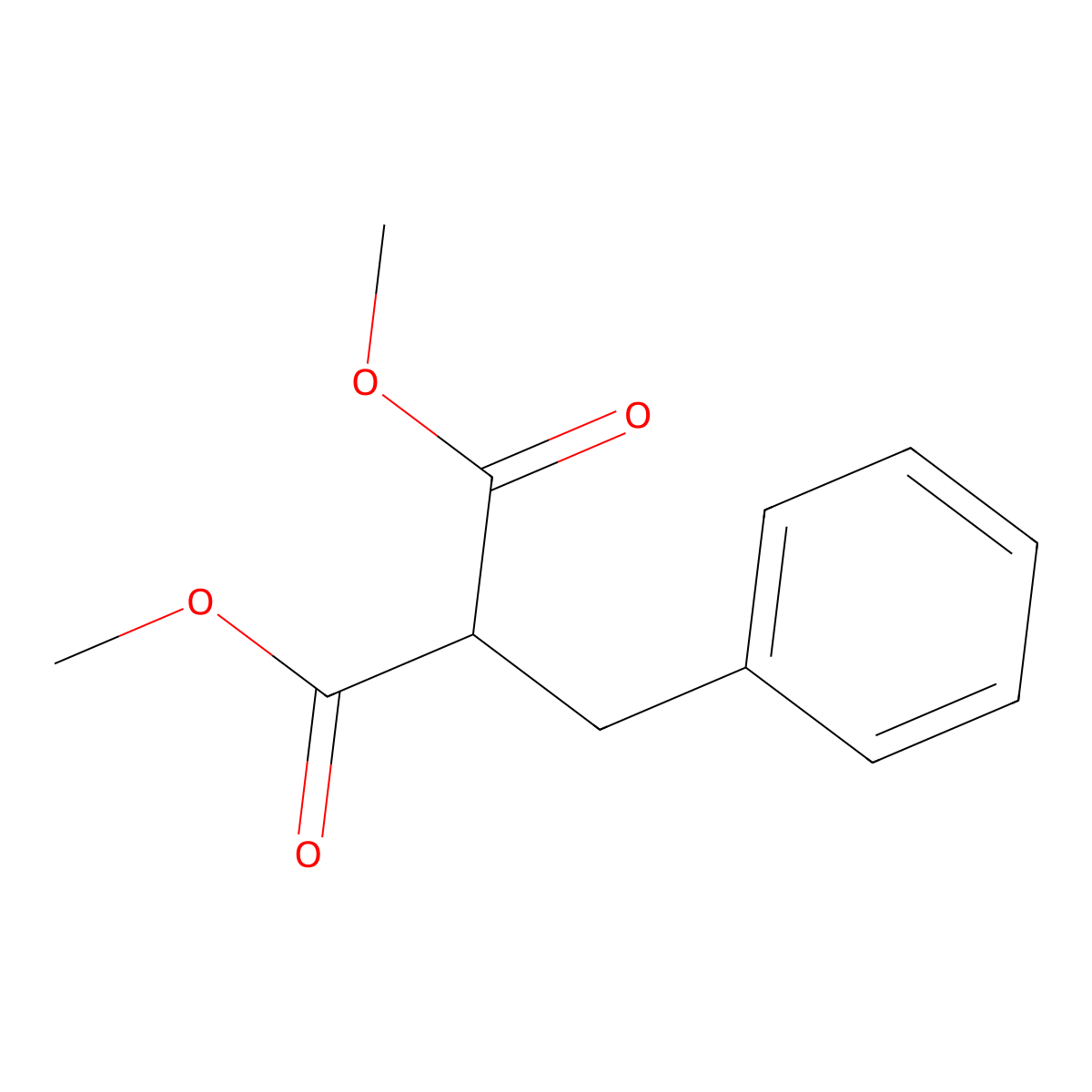 1,3-Dimethyl 2-(phenylmethyl)propanedioate molecular structure, CAS 49769-78-0