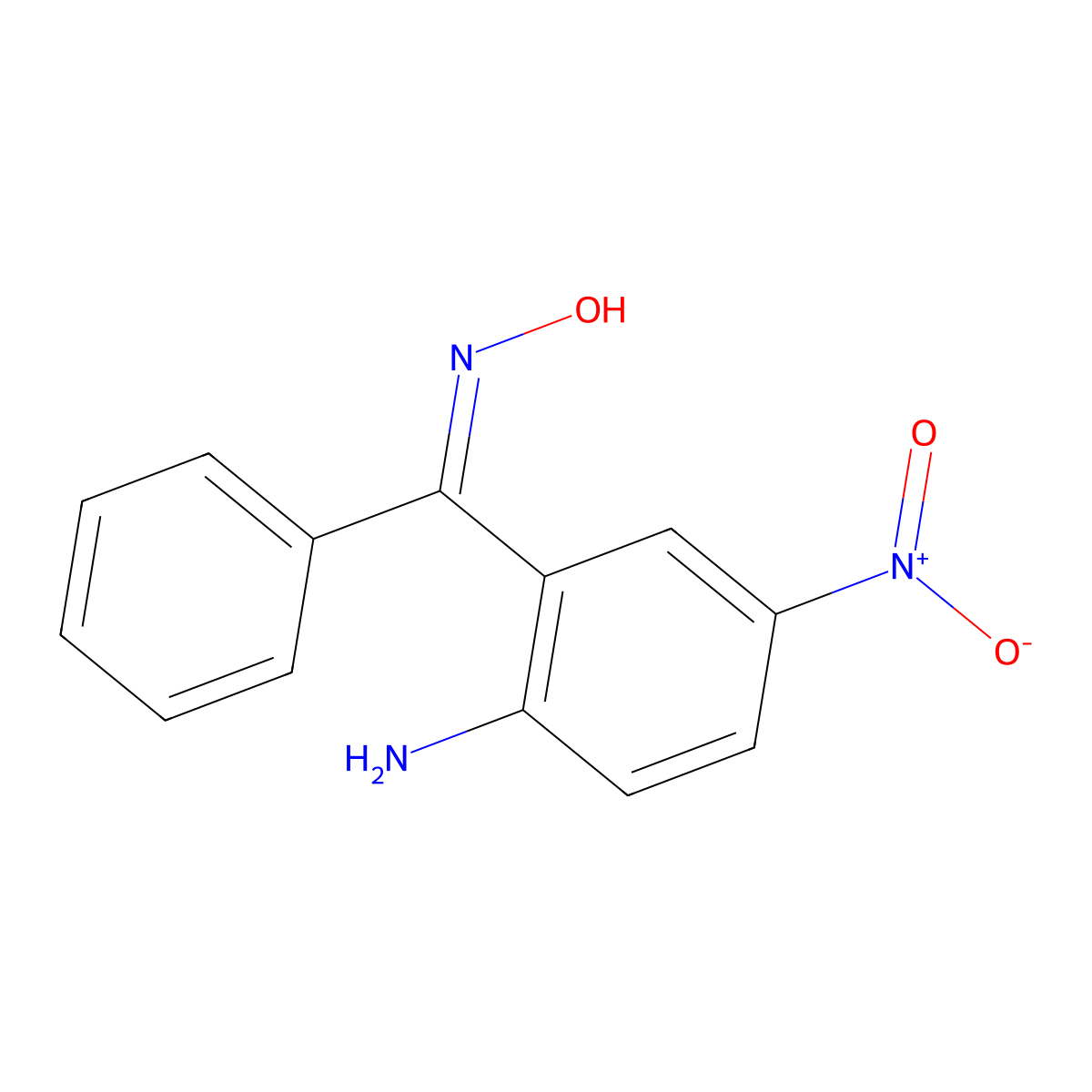 N-[(2-amino-5-nitrophenyl)-phenylmethylidene]hydroxylamine molecular structure, CAS 4977-17-7