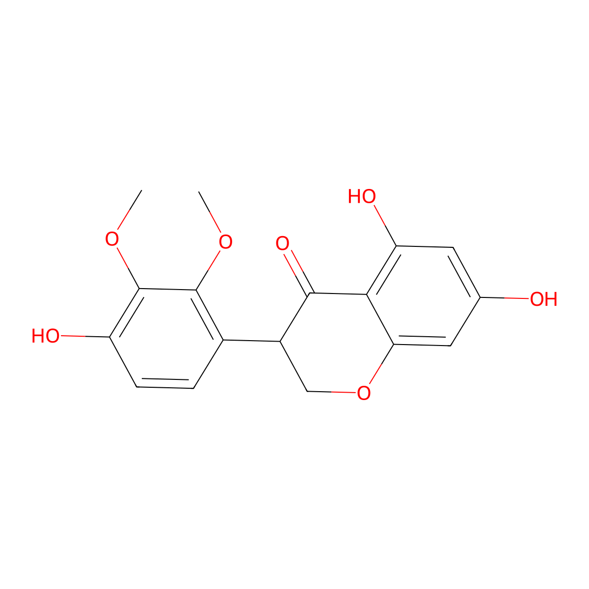 Parvisoflavanone molecular structure, CAS 49776-79-6