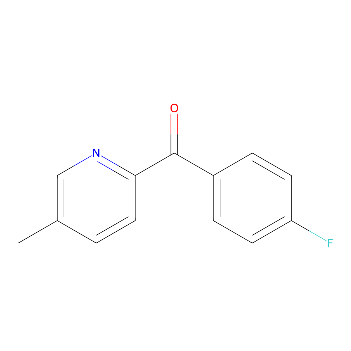 2-(4-Fluorobenzoyl)-5-methylpyridine molecular structure, CAS 497854-91-8