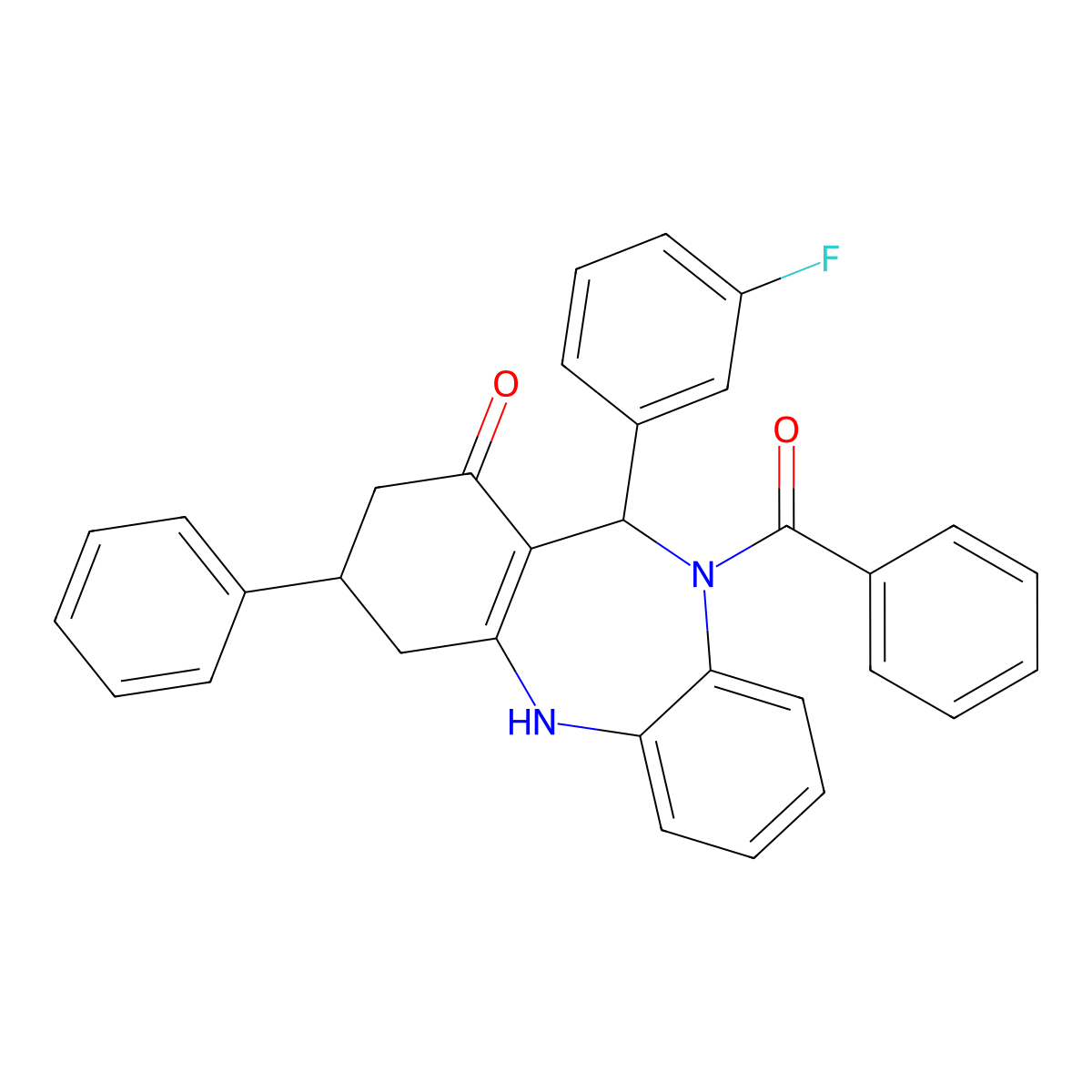 C32H25FN2O2 molecular structure, CAS 497867-15-9