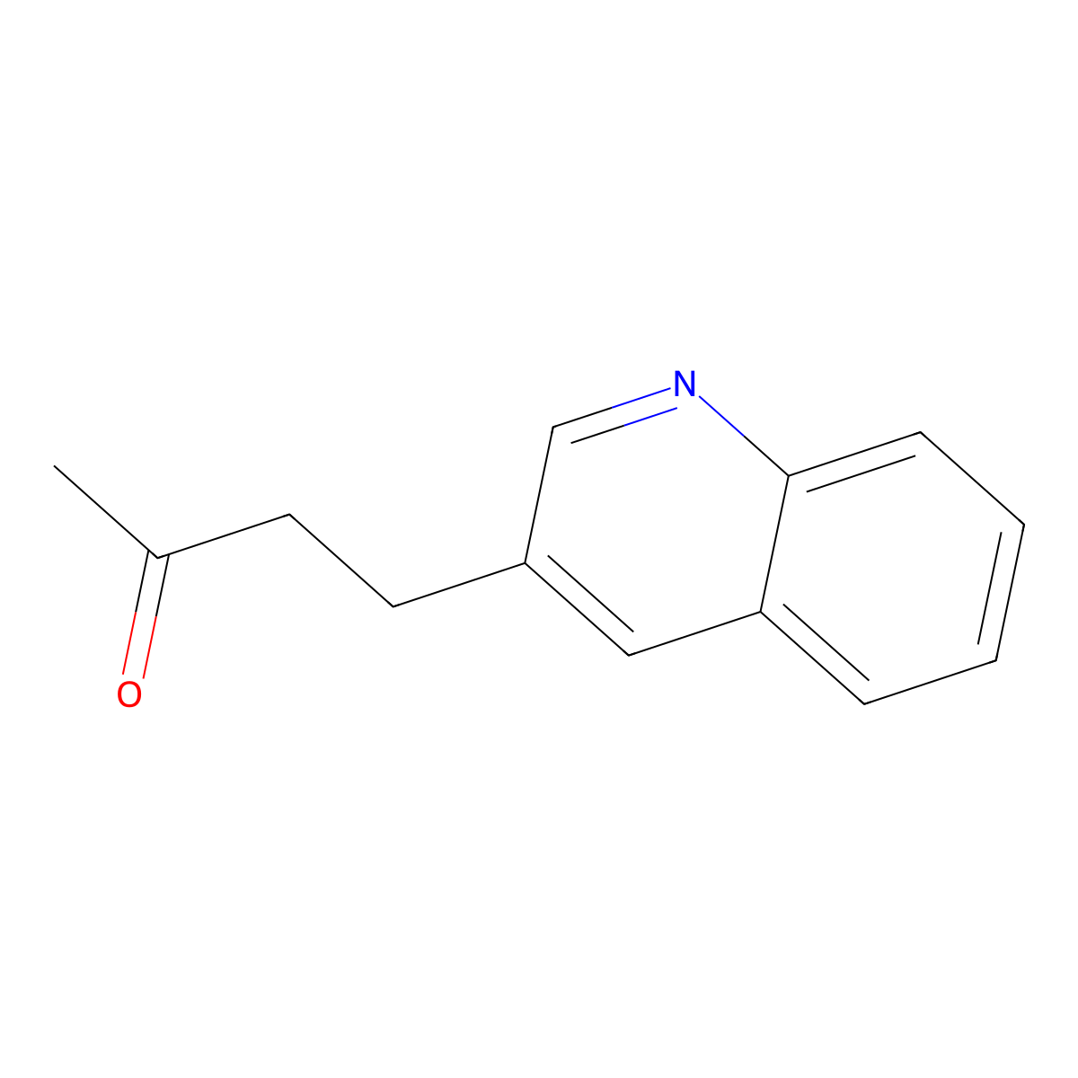 4-Quinolin-3-ylbutan-2-one molecular structure, CAS 497867-84-2