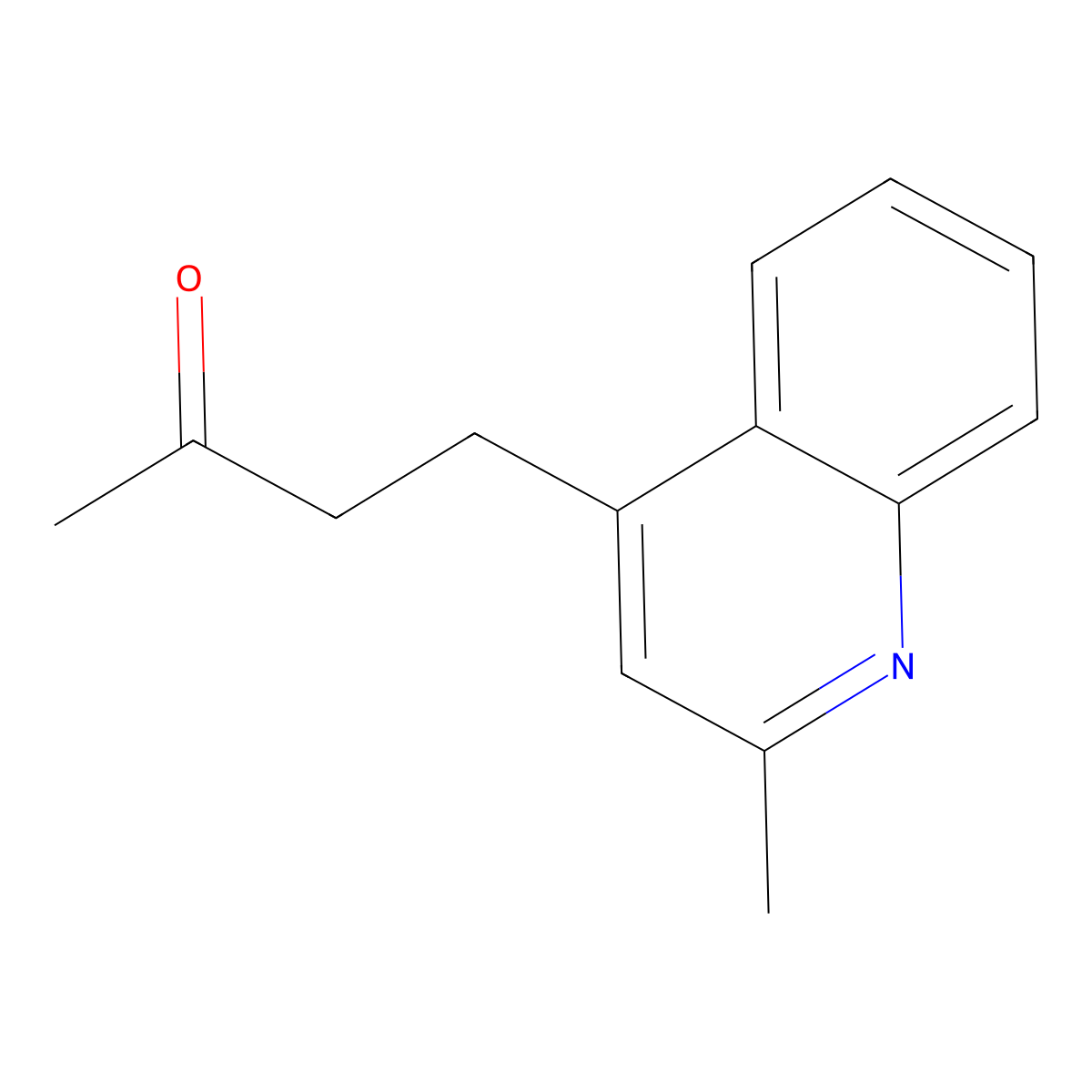 4-(2-Methylquinolin-4-yl)butan-2-one molecular structure, CAS 497867-86-4