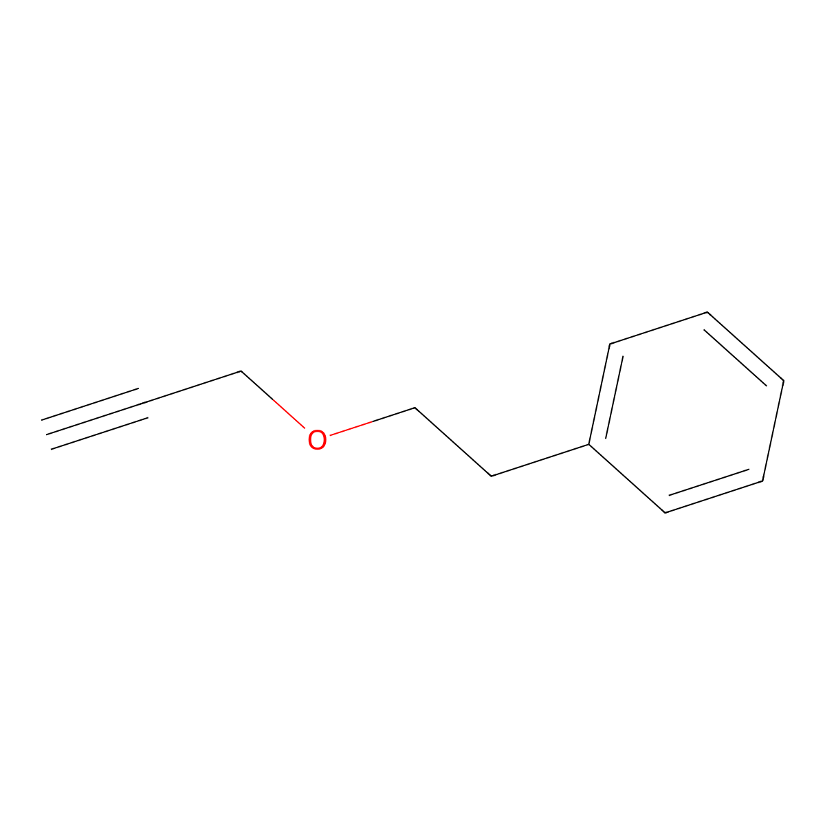 {2-[(Prop-2-yn-1-yl)oxy]ethyl}benzene molecular structure, CAS 49791-77-7