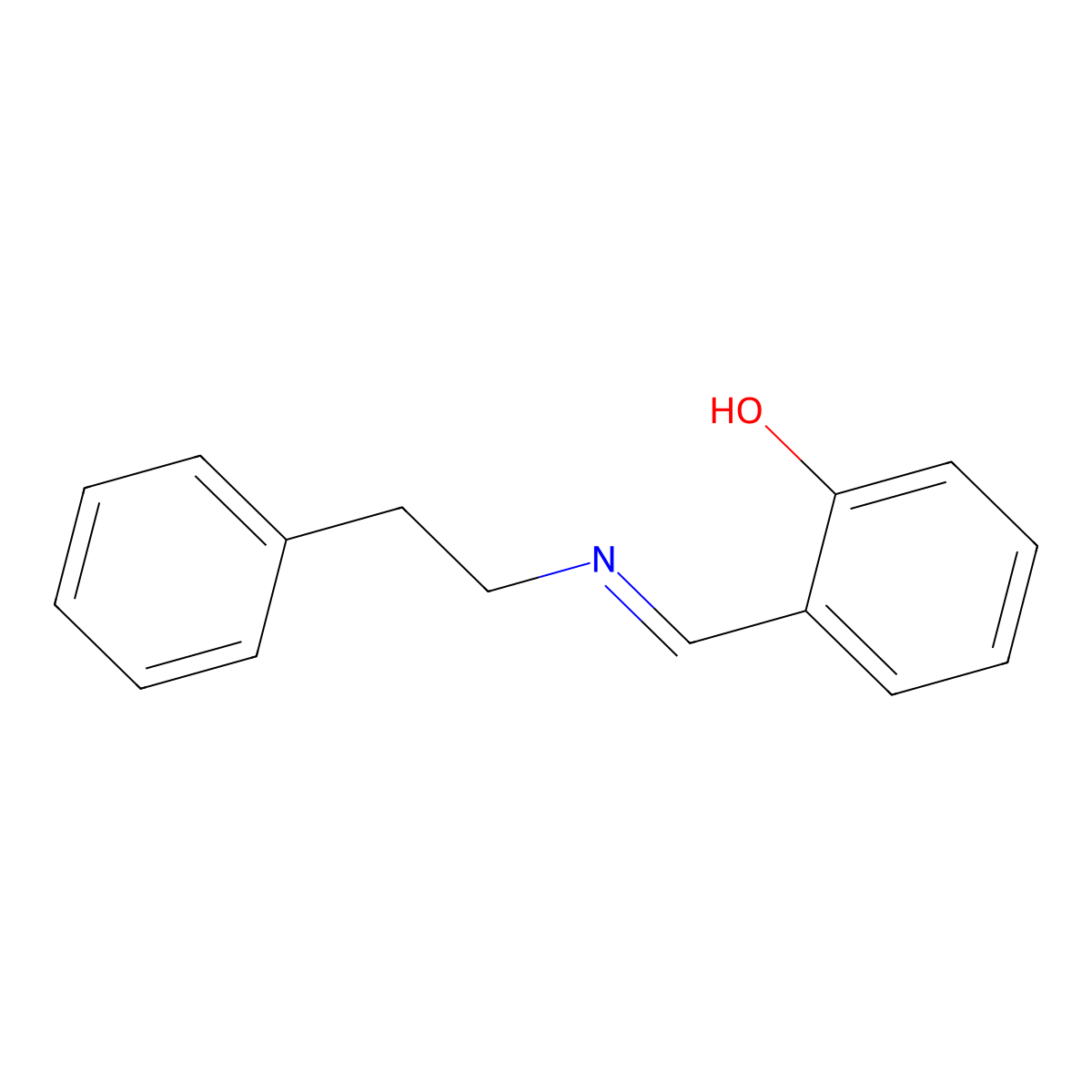 Alpha-(phenethylimino)-O-cresol molecular structure, CAS 49792-36-1