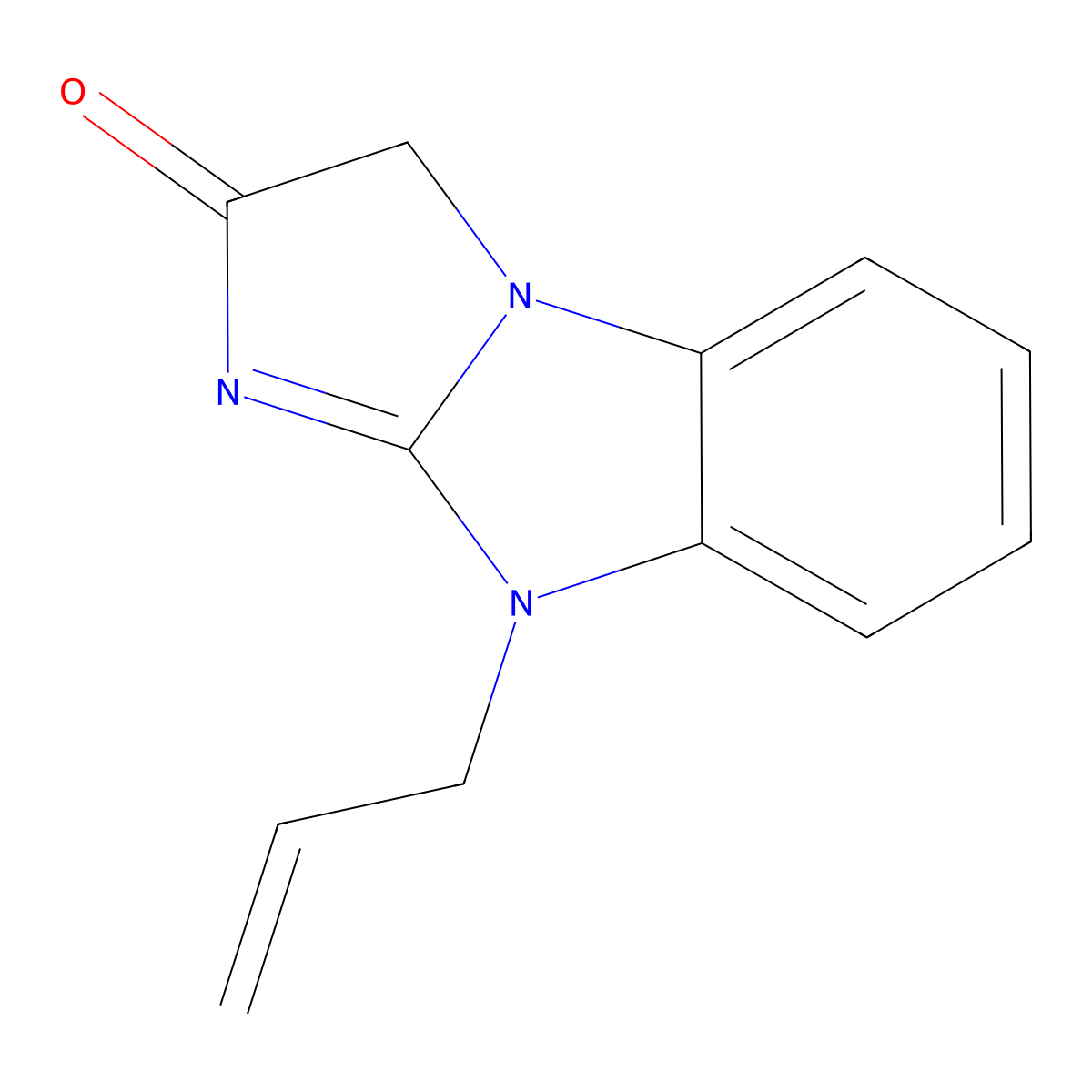 9-(prop-2-en-1-yl)-3H-imidazo[1,2-a]benzimidazol-2(9H)-one molecular structure, CAS 497942-67-3