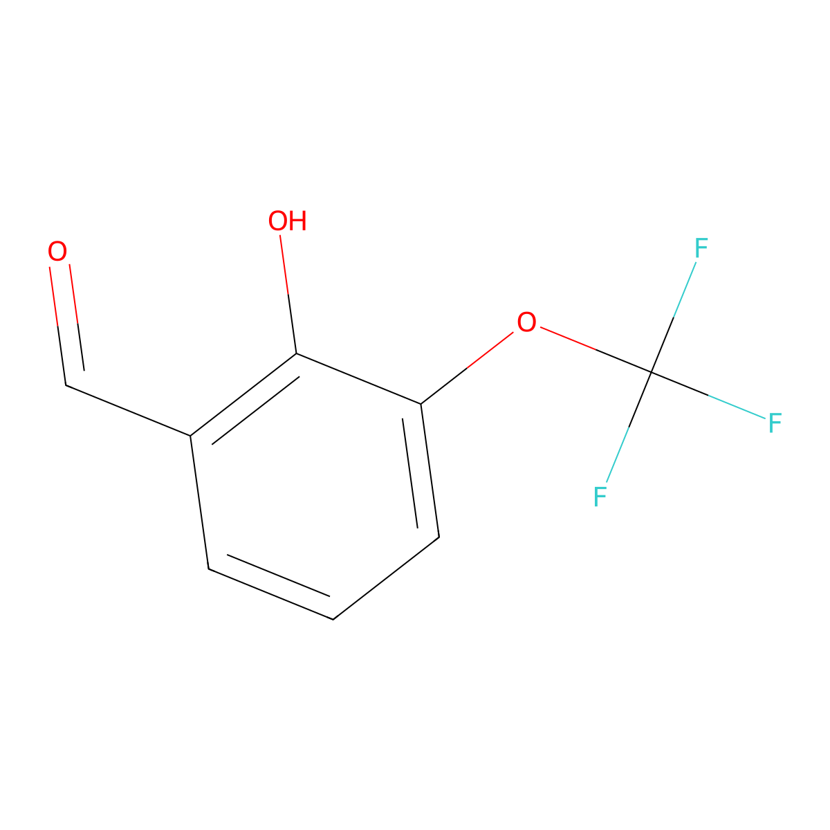 2-Hydroxy-3-(trifluoromethoxy)benzaldehyde molecular structure, CAS 497959-31-6