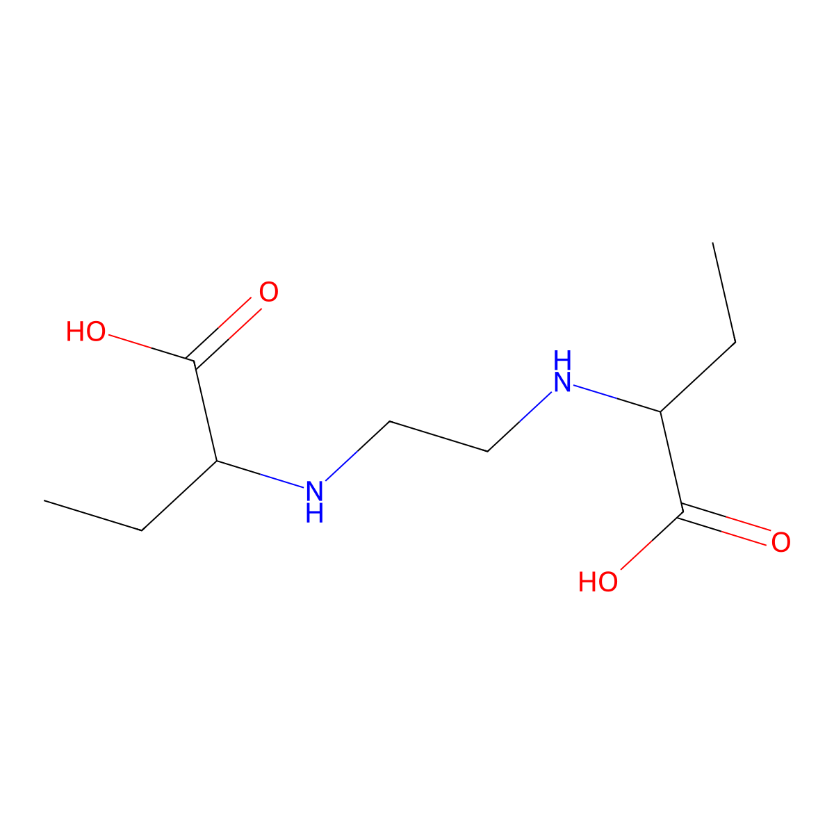Edba molecular structure, CAS 498-17-9