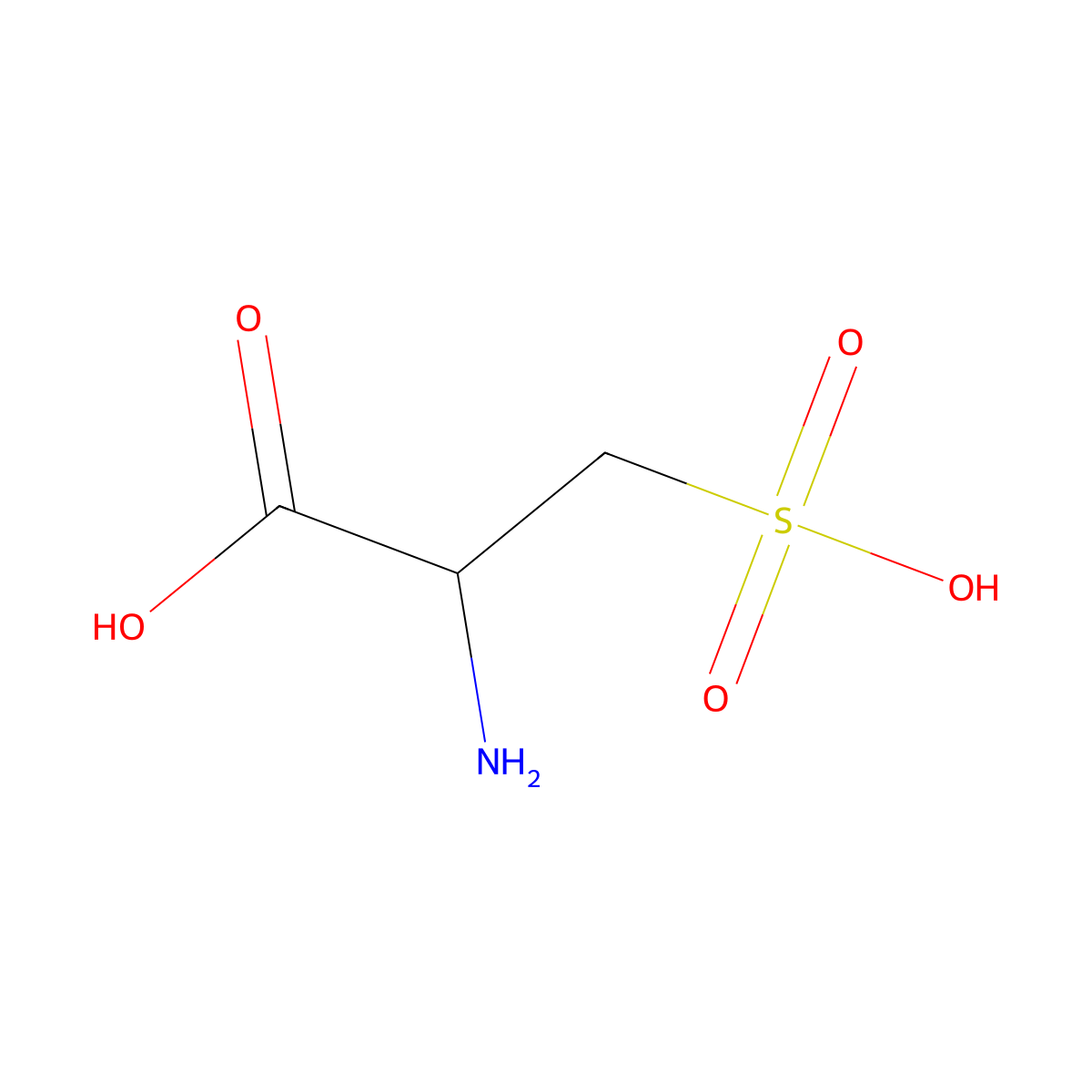 L-Cysteic acid molecular structure, CAS 498-40-8