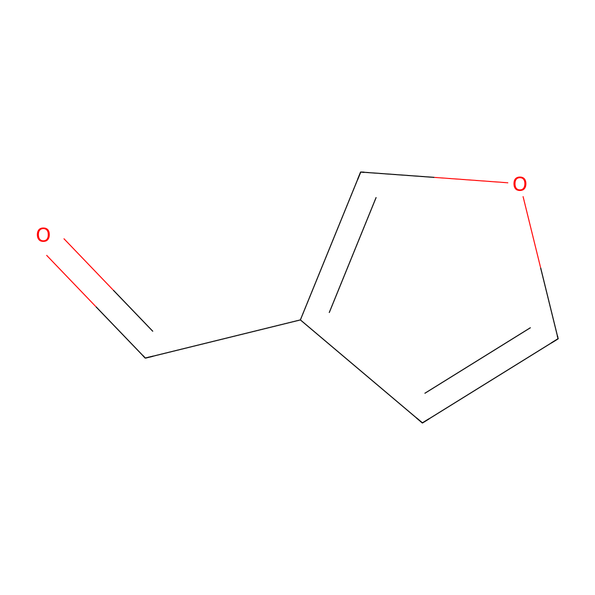 3-Furaldehyde molecular structure, CAS 498-60-2