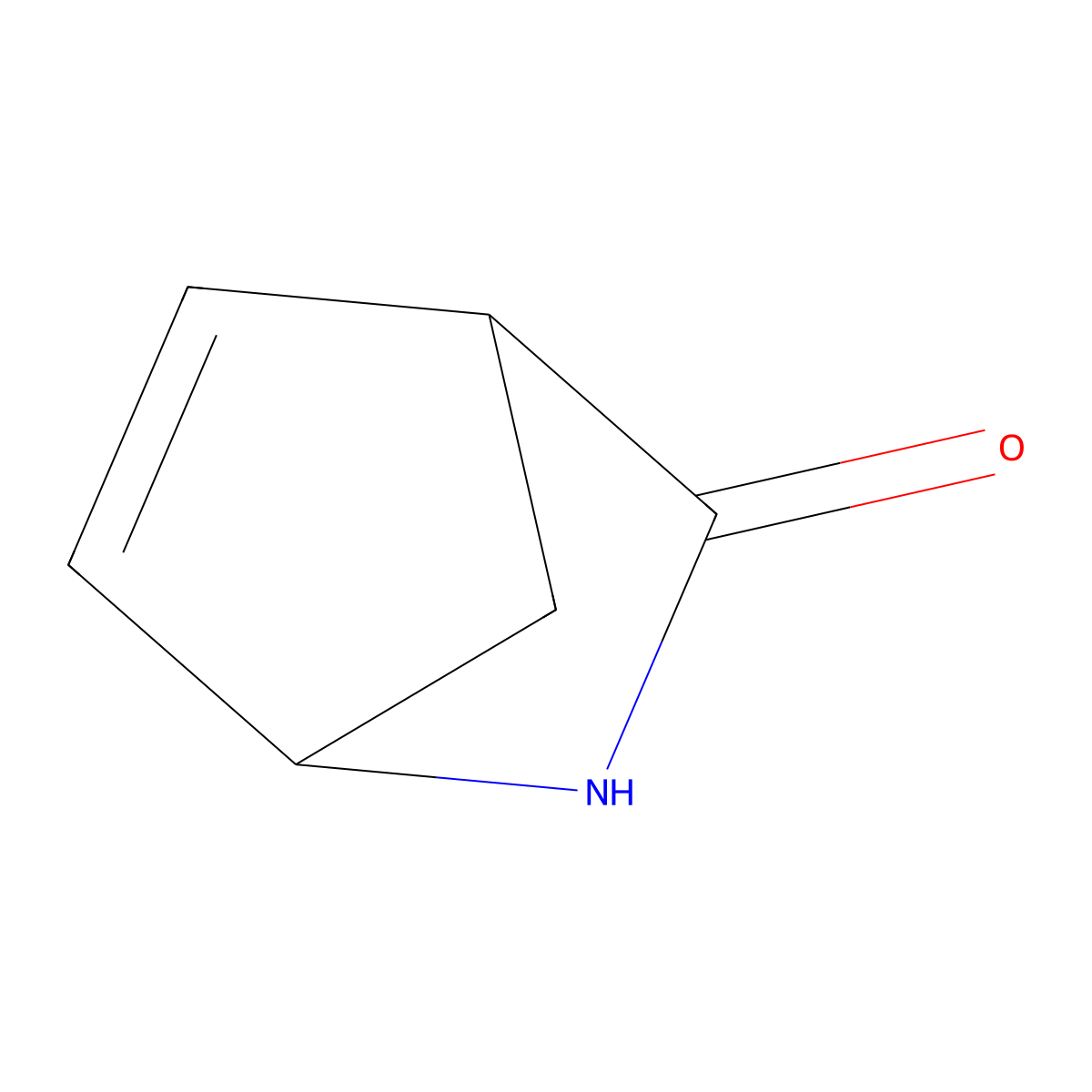 2-Azabicyclo(2.2.1)hept-5-en-3-one molecular structure, CAS 49805-30-3