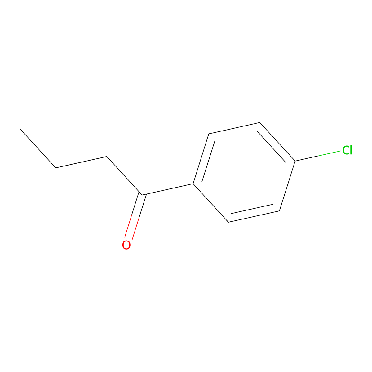 4'-Chlorobutyrophenone molecular structure, CAS 4981-63-9