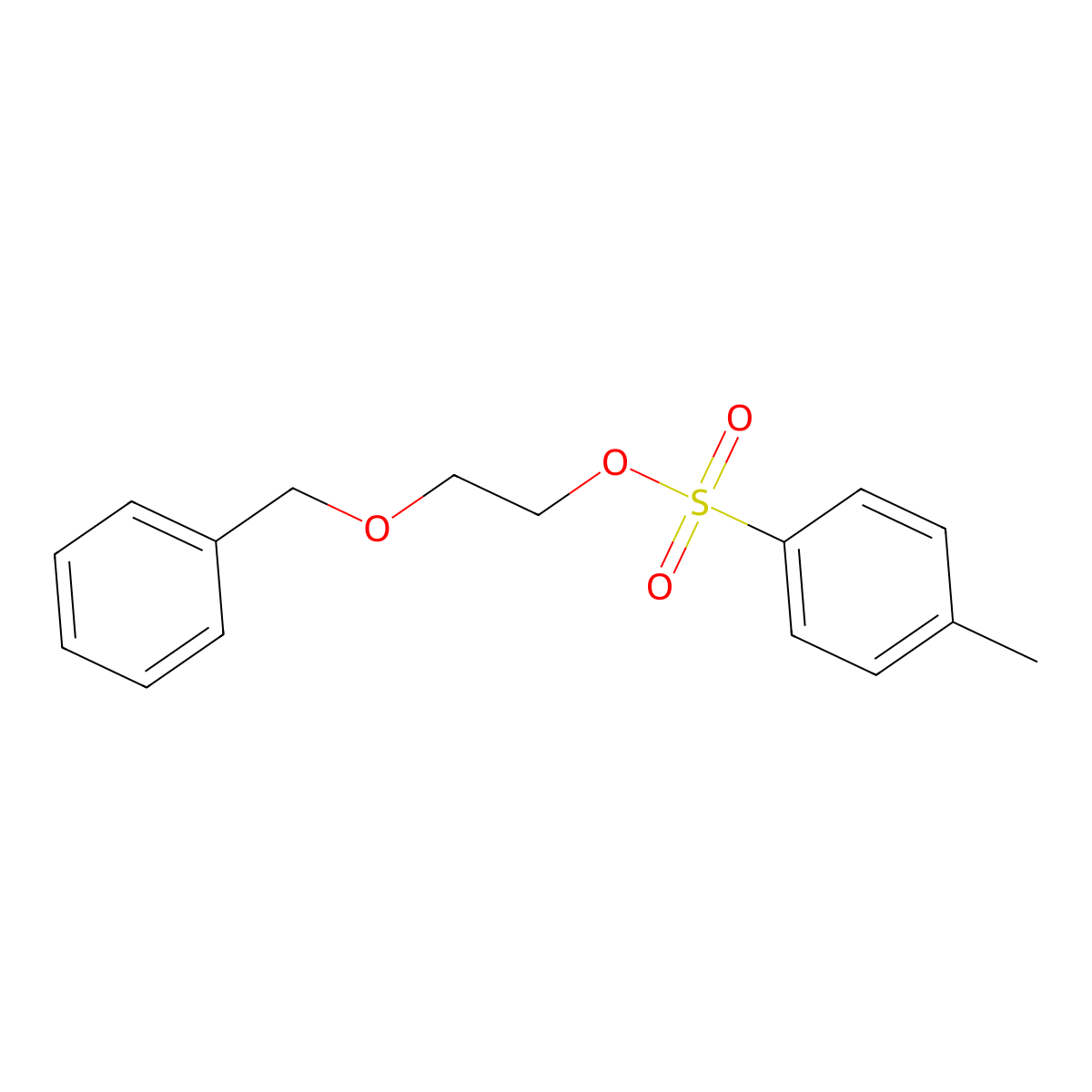 2-(Benzyloxy)ethyl 4-methylbenzenesulfonate molecular structure, CAS 4981-83-3