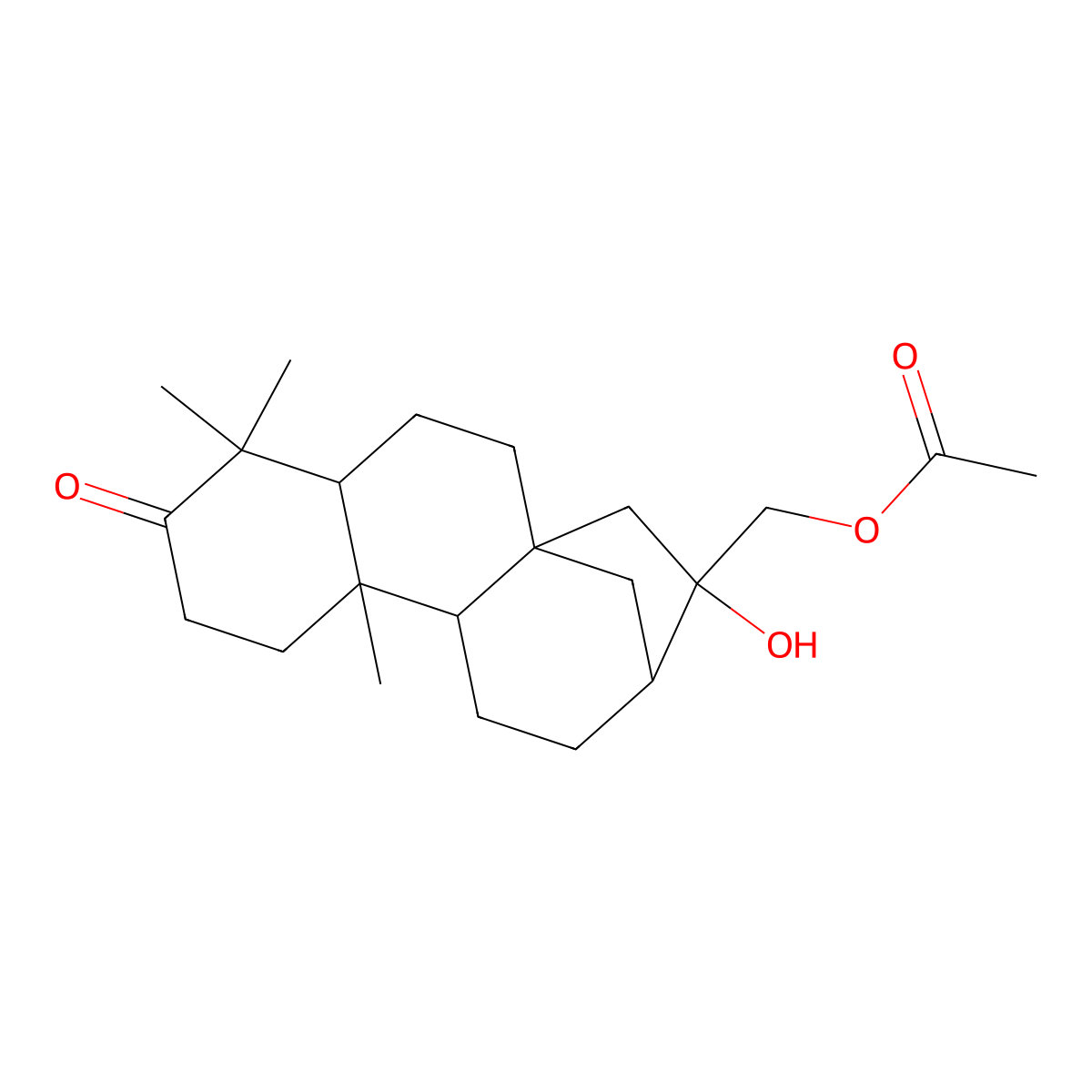 3-O-Acetylcalliterpenone molecular structure, CAS 49816-65-1
