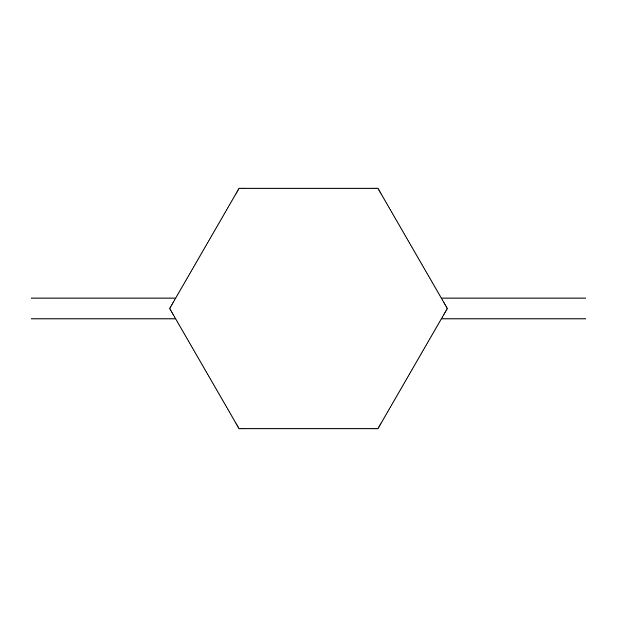 Cyclohexane, 1,4-bis(methylene)- molecular structure, CAS 4982-20-1