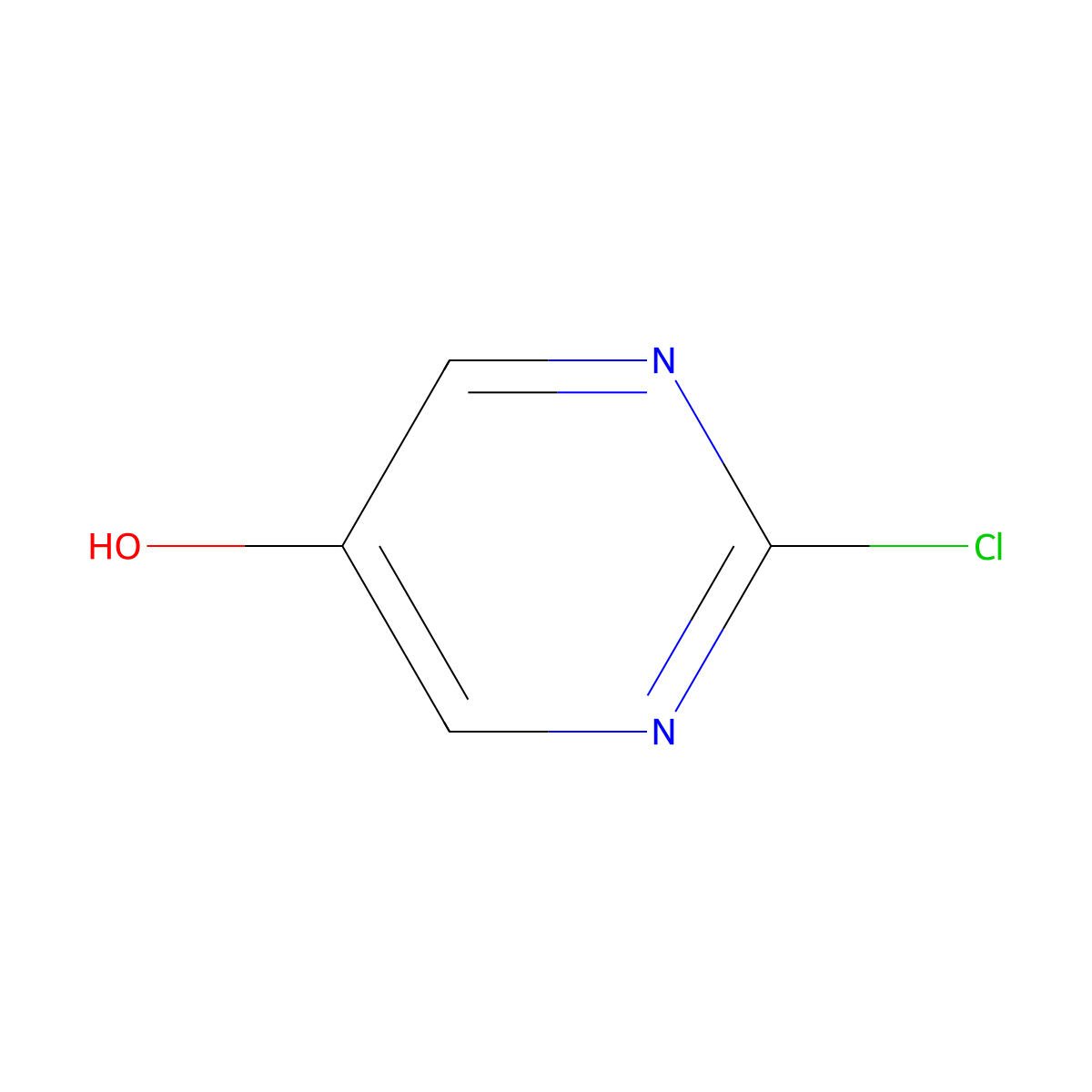 2-Chloro-5-pyrimidinol molecular structure, CAS 4983-28-2