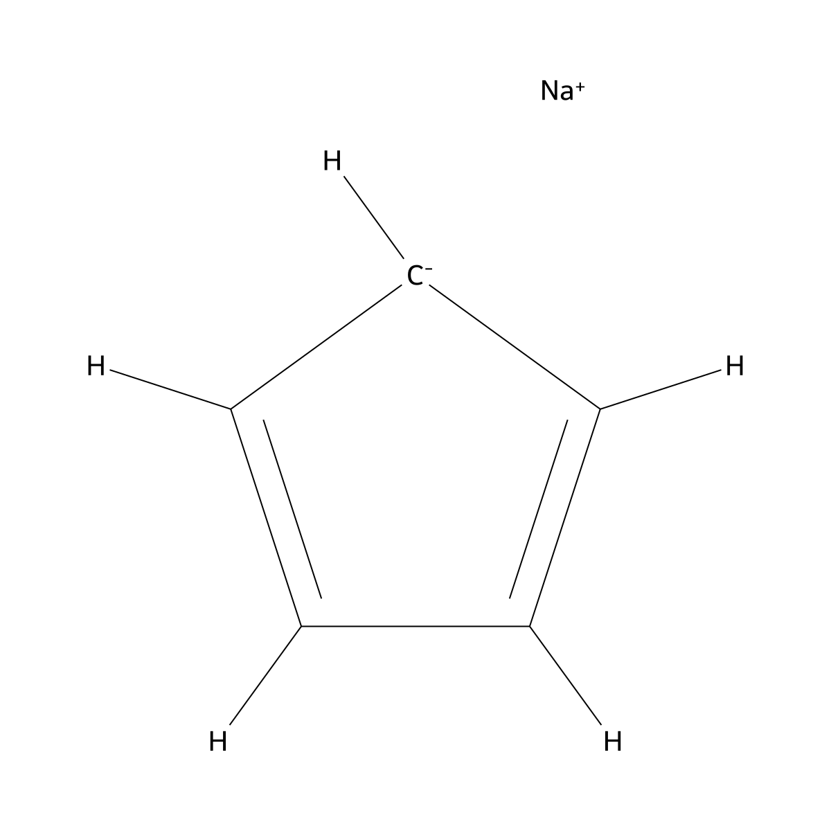 Sodium, 2,4-cyclopentadien-1-yl- molecular structure, CAS 4984-82-1
