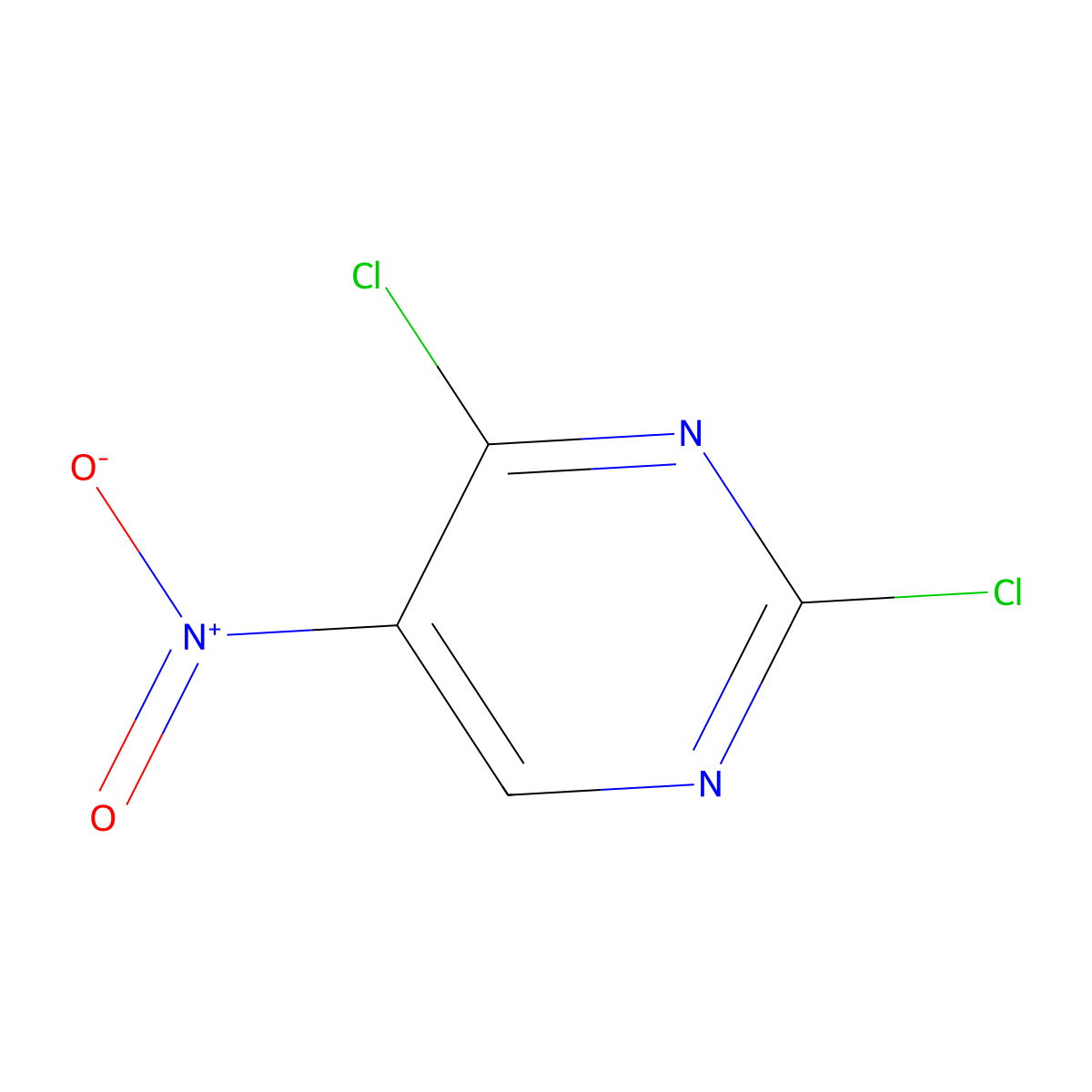 2,4-Dichloro-5-nitropyrimidine molecular structure, CAS 49845-33-2